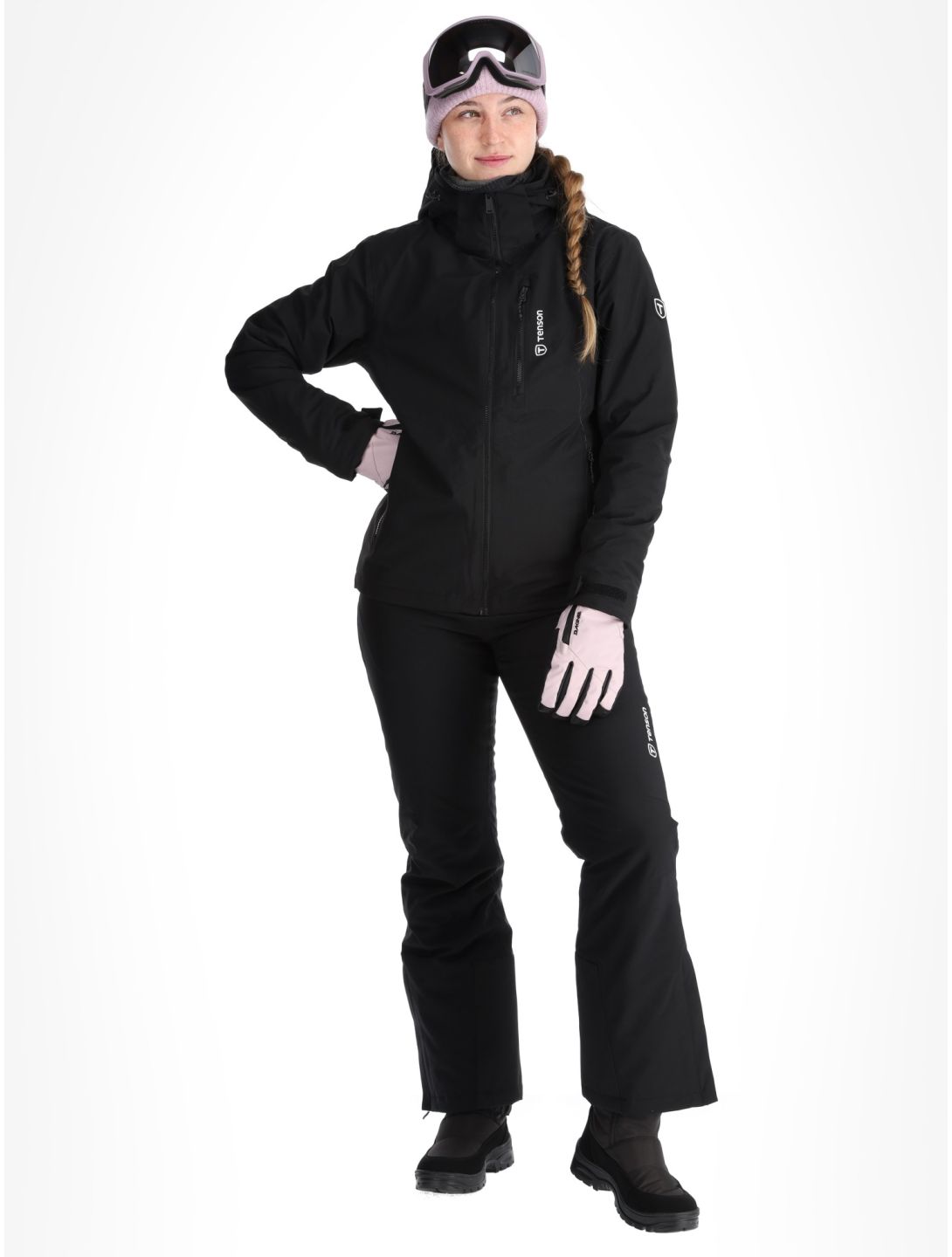 Tenson, Moa Ski chaqueta de esquí mujeres Black negro 