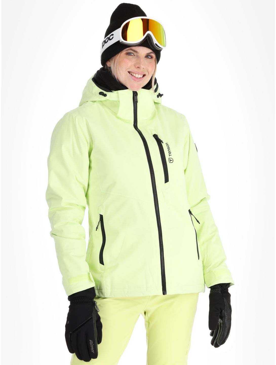 Tenson, Moa Ski chaqueta de esquí mujeres Light Green verde 