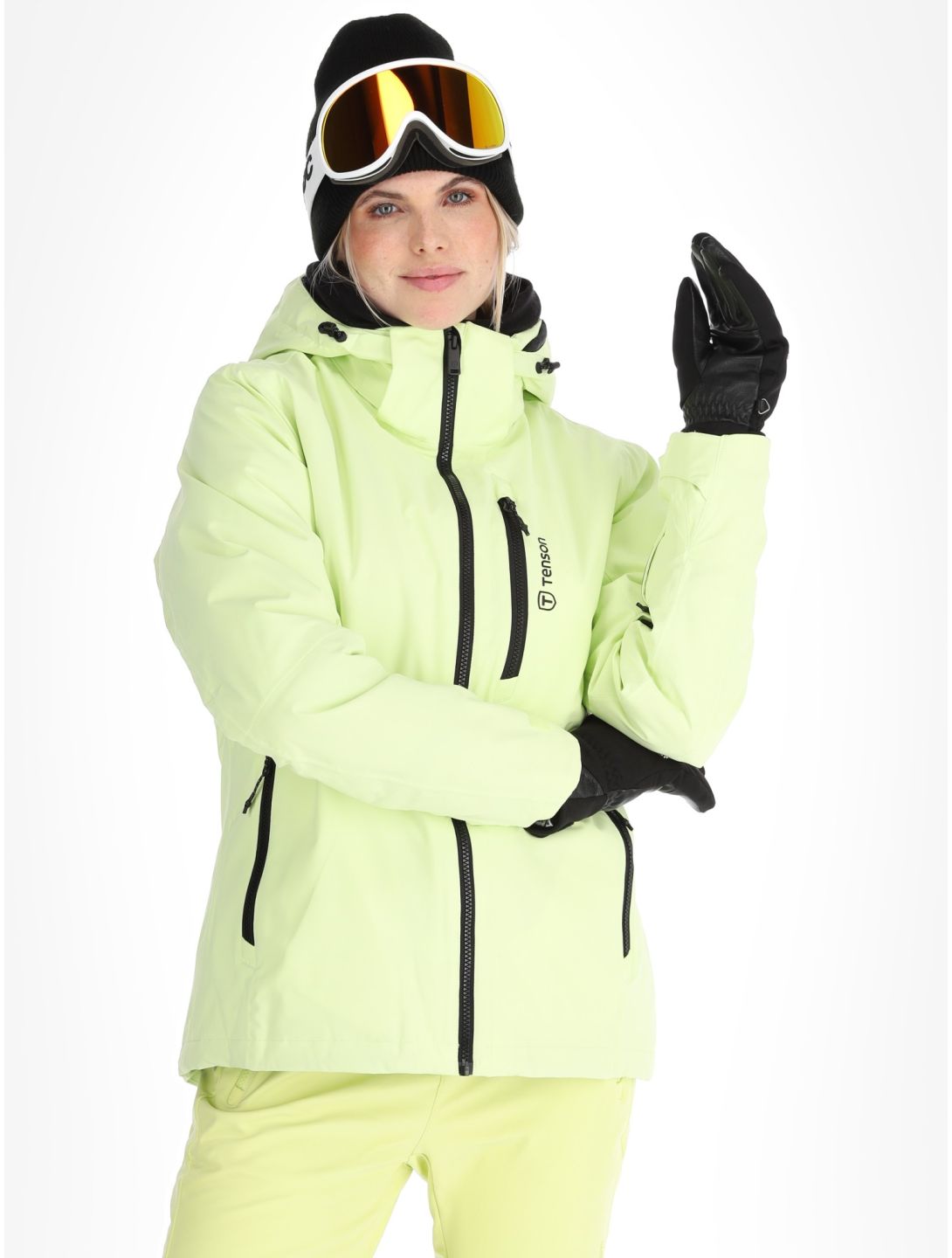 Tenson, Moa Ski chaqueta de esquí mujeres Light Green verde 