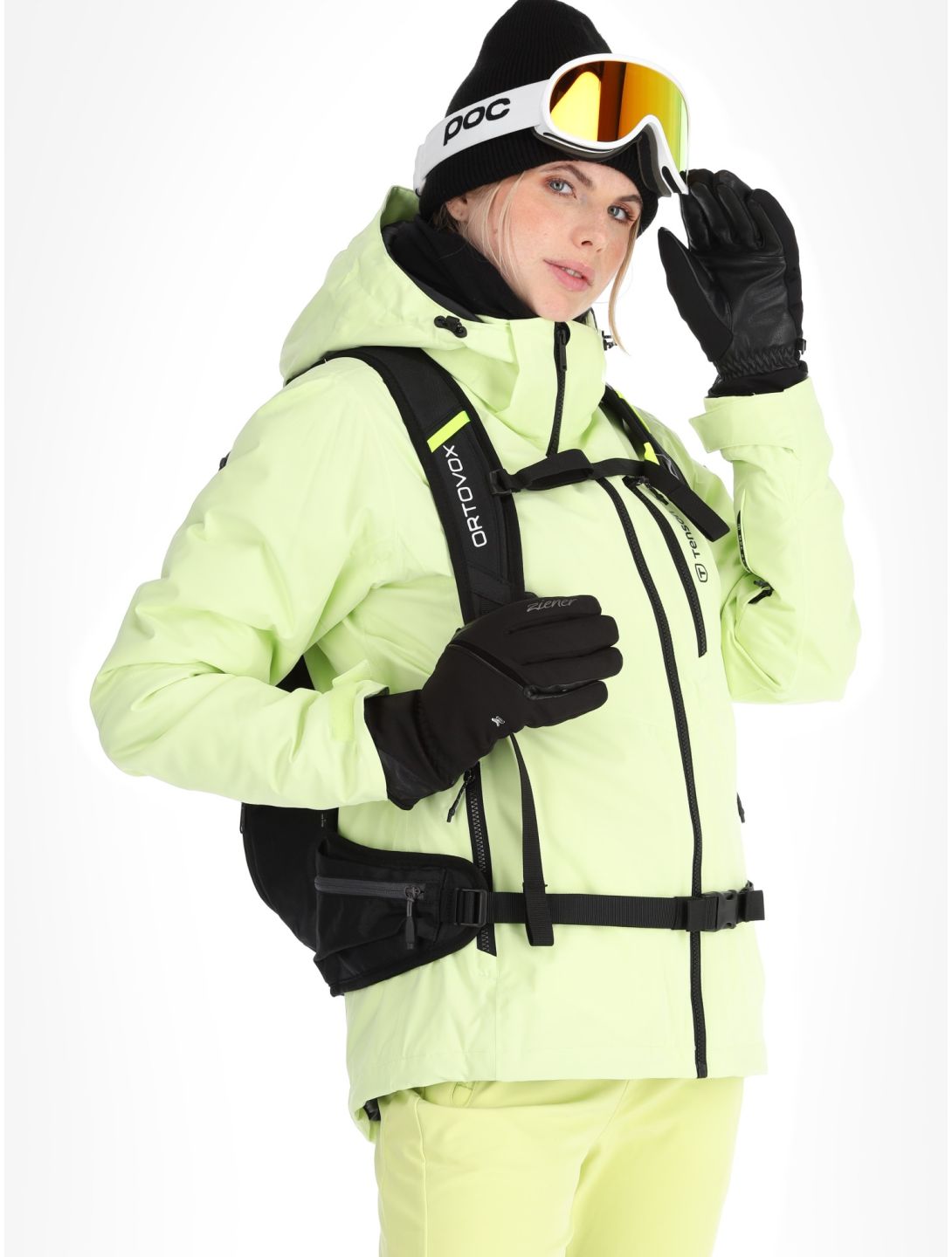 Tenson, Moa Ski chaqueta de esquí mujeres Light Green verde 