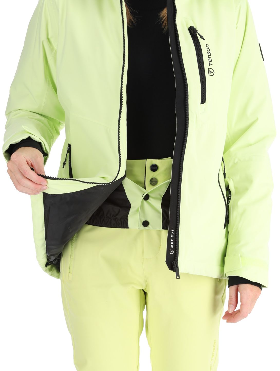 Tenson, Moa Ski chaqueta de esquí mujeres Light Green verde 