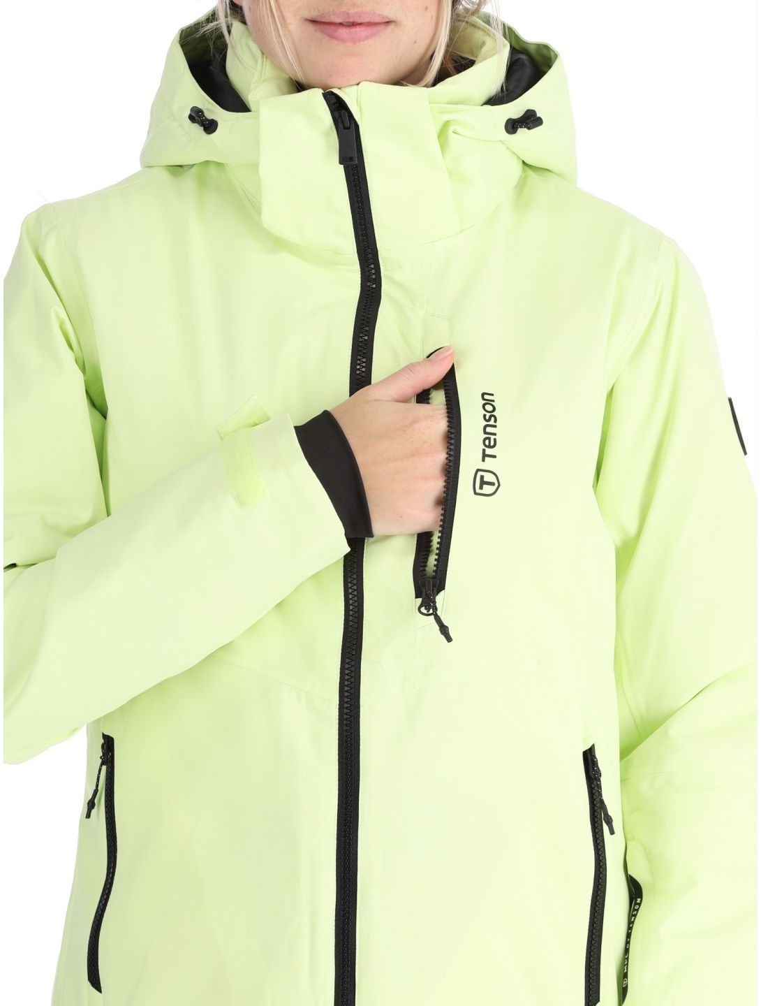 Tenson, Moa Ski chaqueta de esquí mujeres Light Green verde 