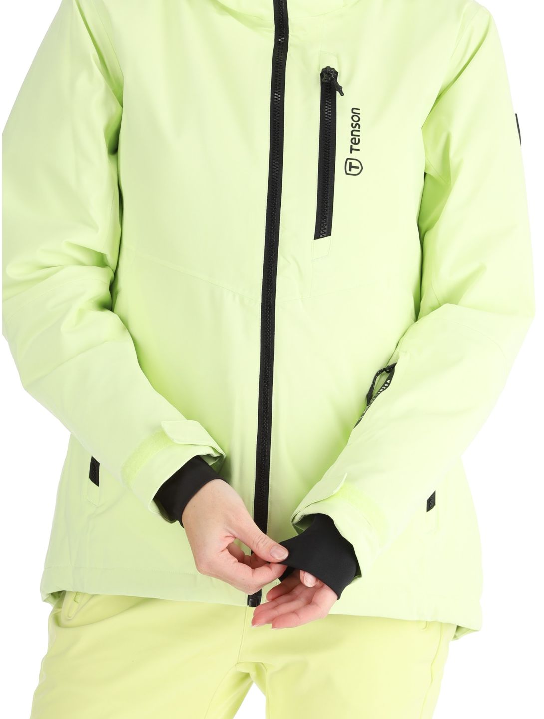 Tenson, Moa Ski chaqueta de esquí mujeres Light Green verde 