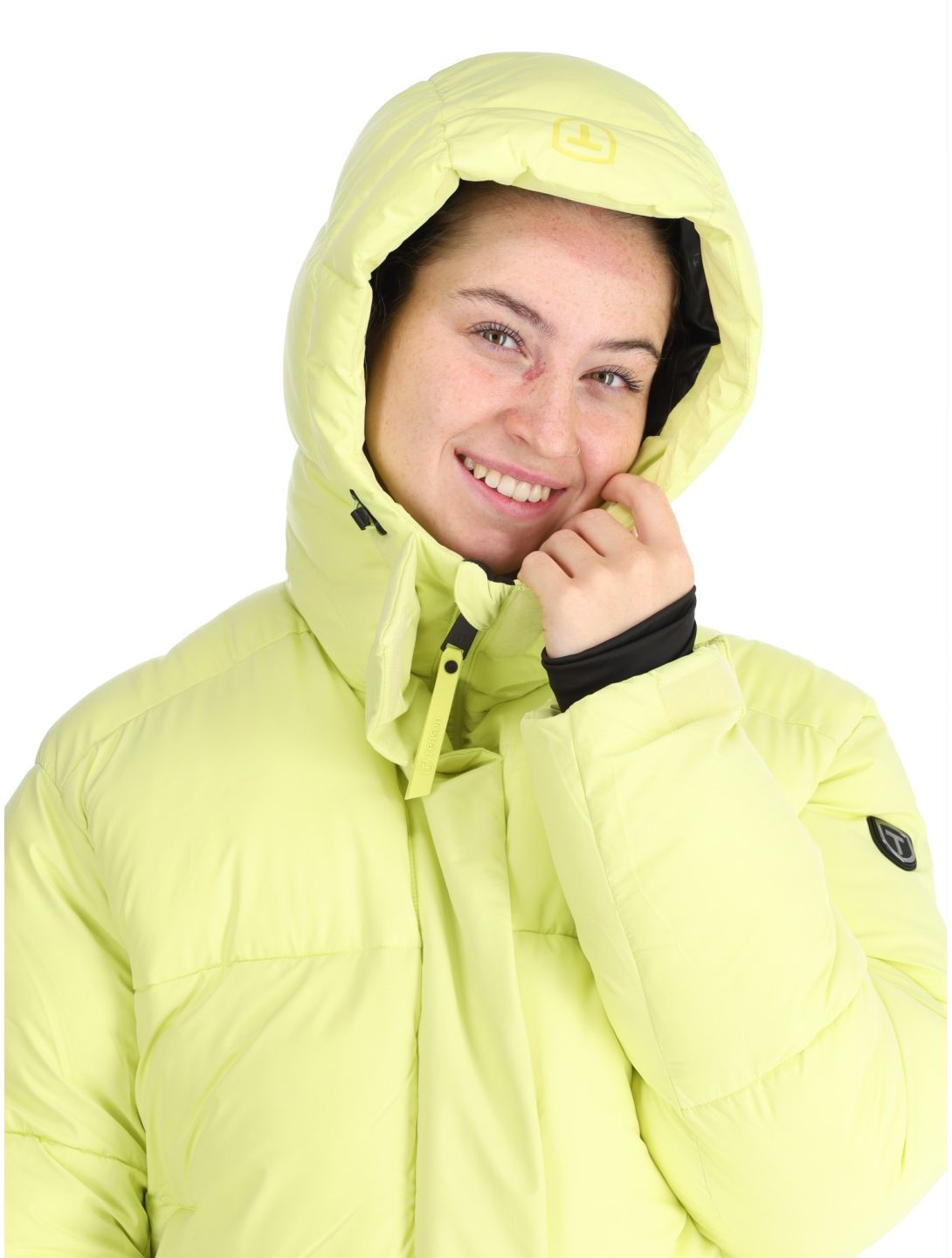 Tenson, Moon chaqueta de esquí mujeres Light Gellow amarillo 