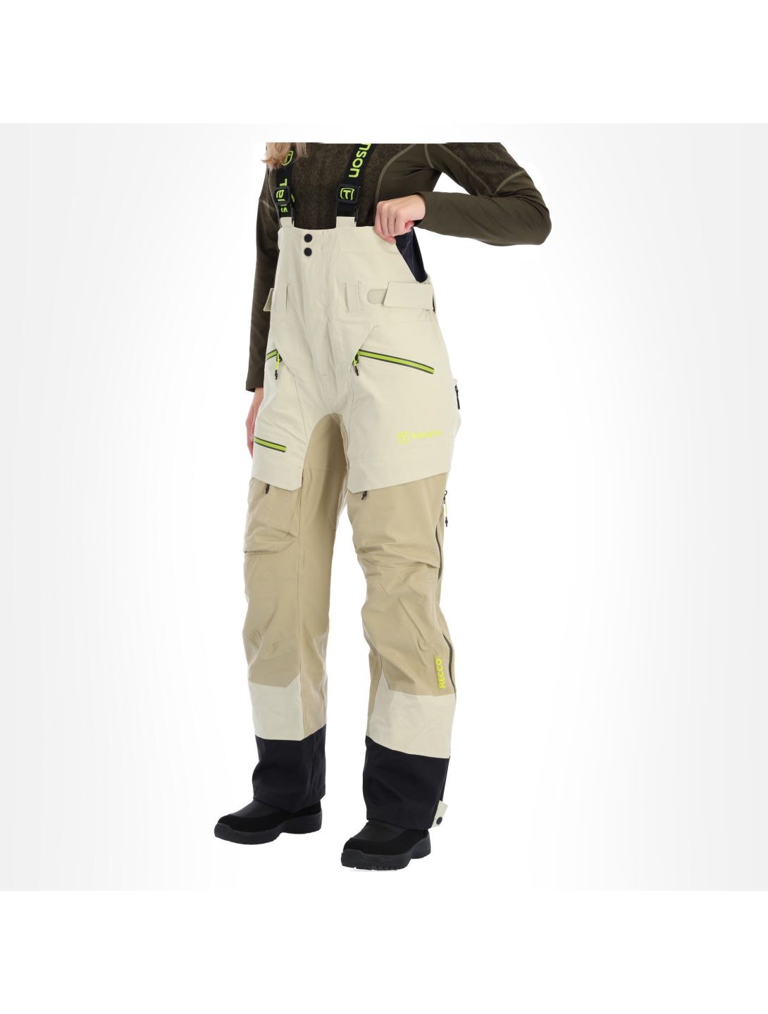 Tenson, Platina Pro pantalones de esquí hardshell  mujeres beige