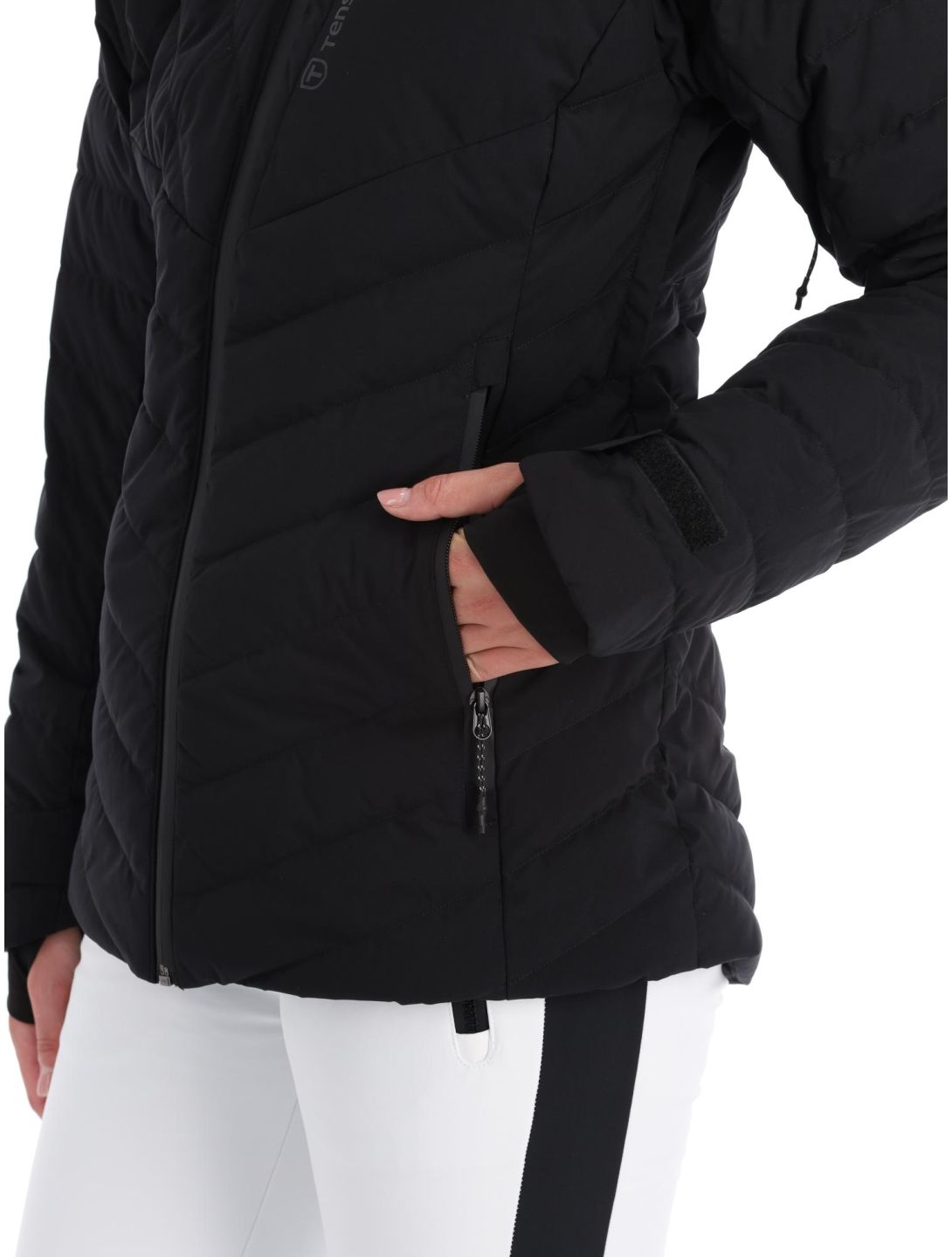 Tenson, Prime Down chaqueta de plumas mujeres Black negro 