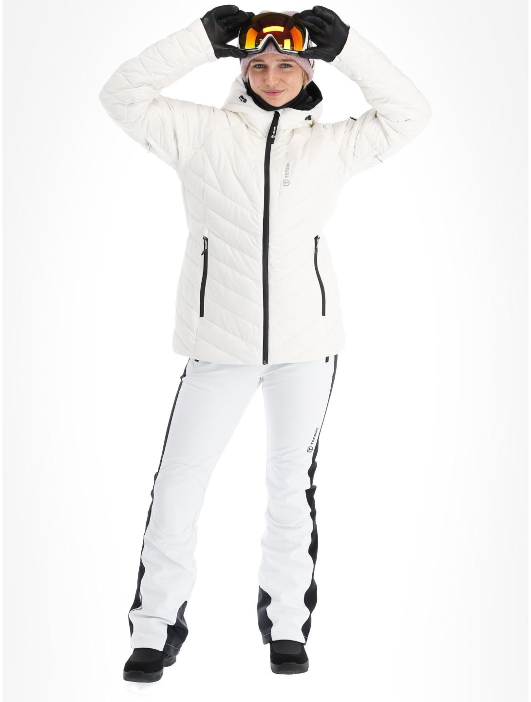 Tenson, Prime chaqueta de esquí mujeres Bright White blanco 