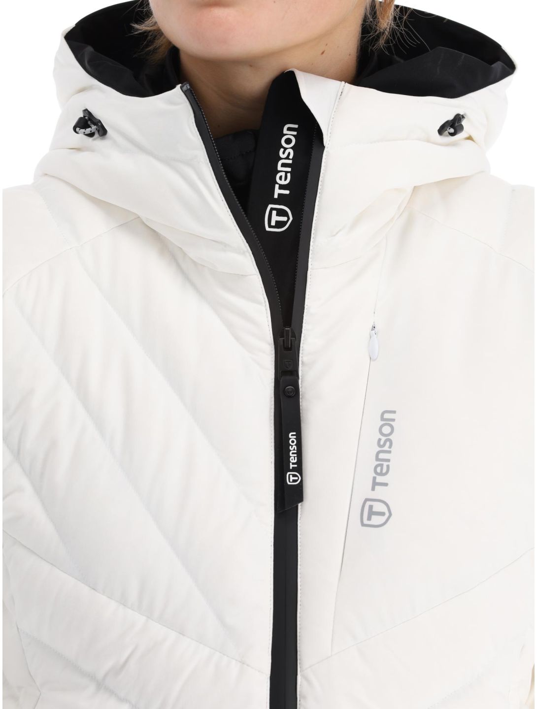 Tenson, Prime chaqueta de esquí mujeres Bright White blanco 