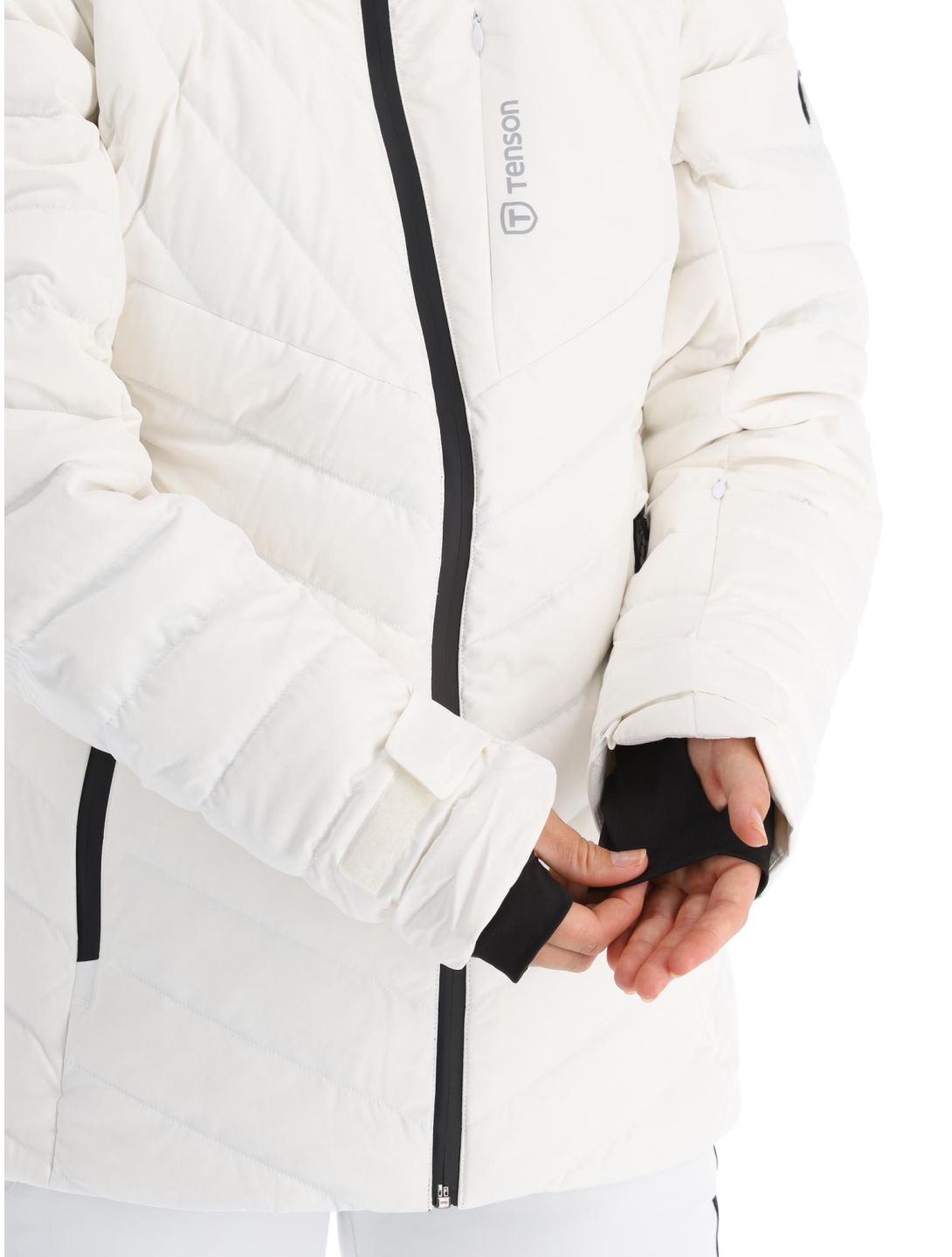 Tenson, Prime chaqueta de esquí mujeres Bright White blanco 