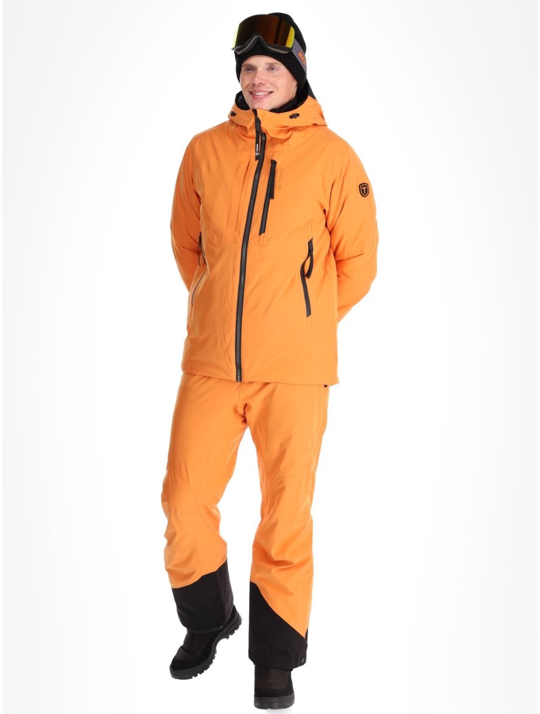 Tenson, Prime Pro chaqueta de esquí hombres Dark Orange naranja 