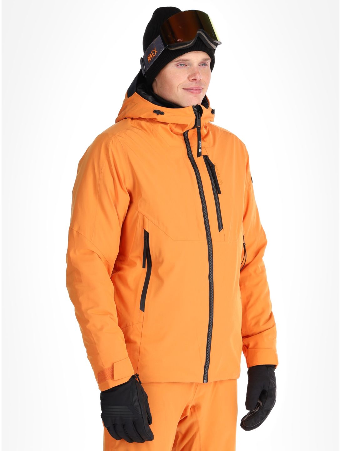 Tenson, Prime Pro chaqueta de esquí hombres Dark Orange naranja 