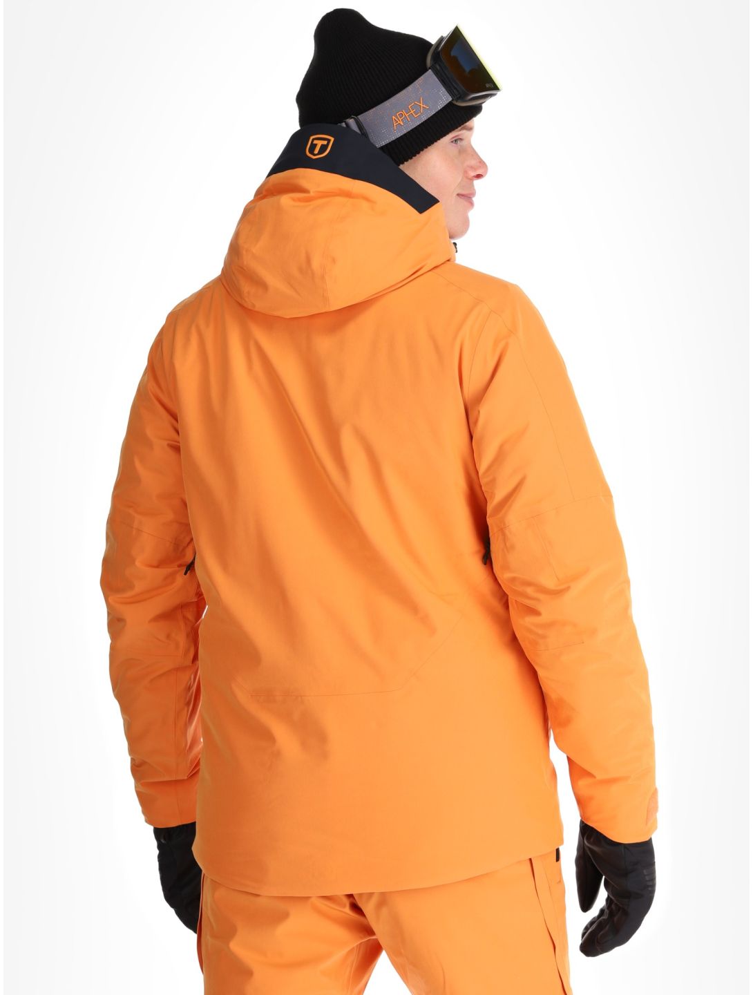 Tenson, Prime Pro chaqueta de esquí hombres Dark Orange naranja 