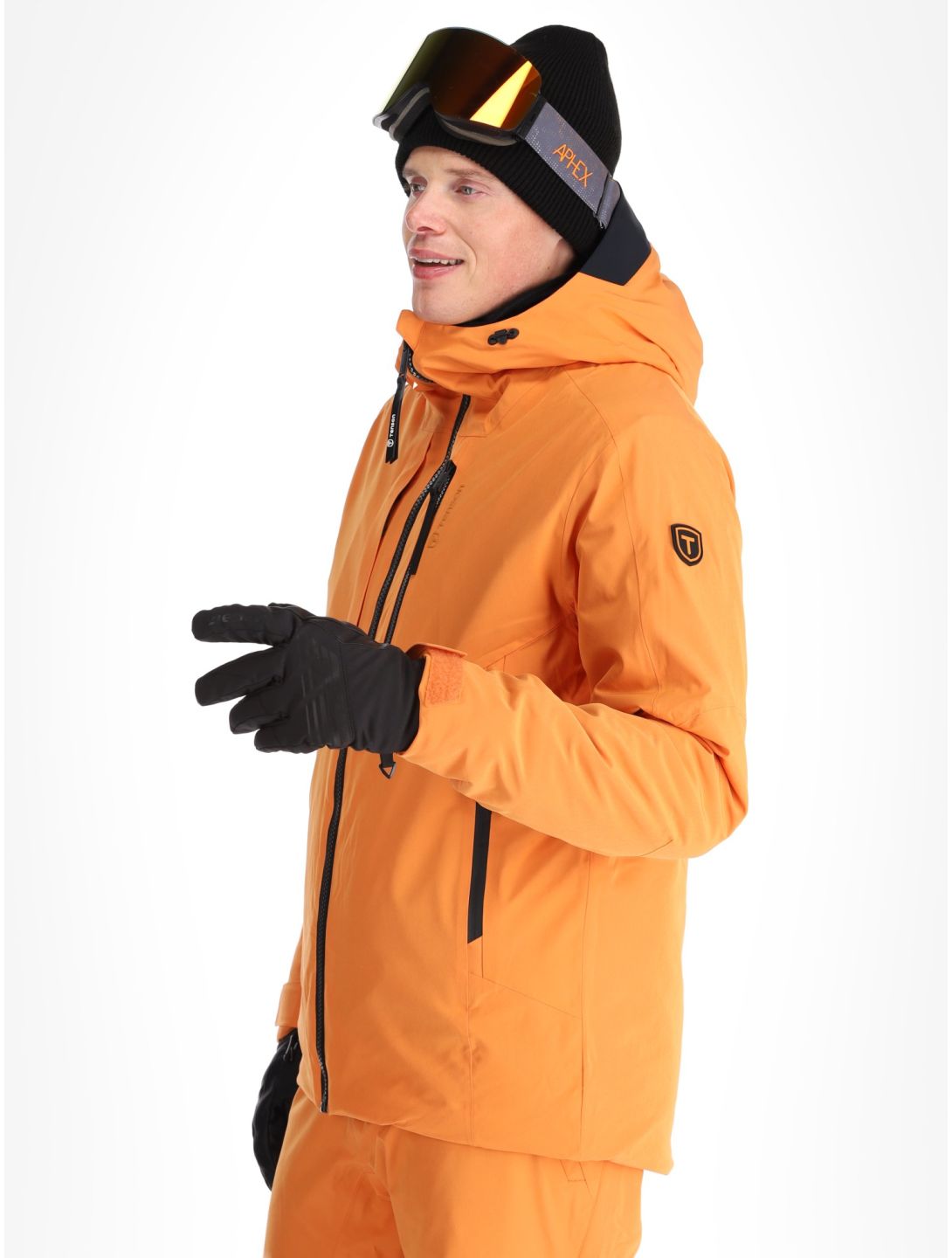 Tenson, Prime Pro chaqueta de esquí hombres Dark Orange naranja 