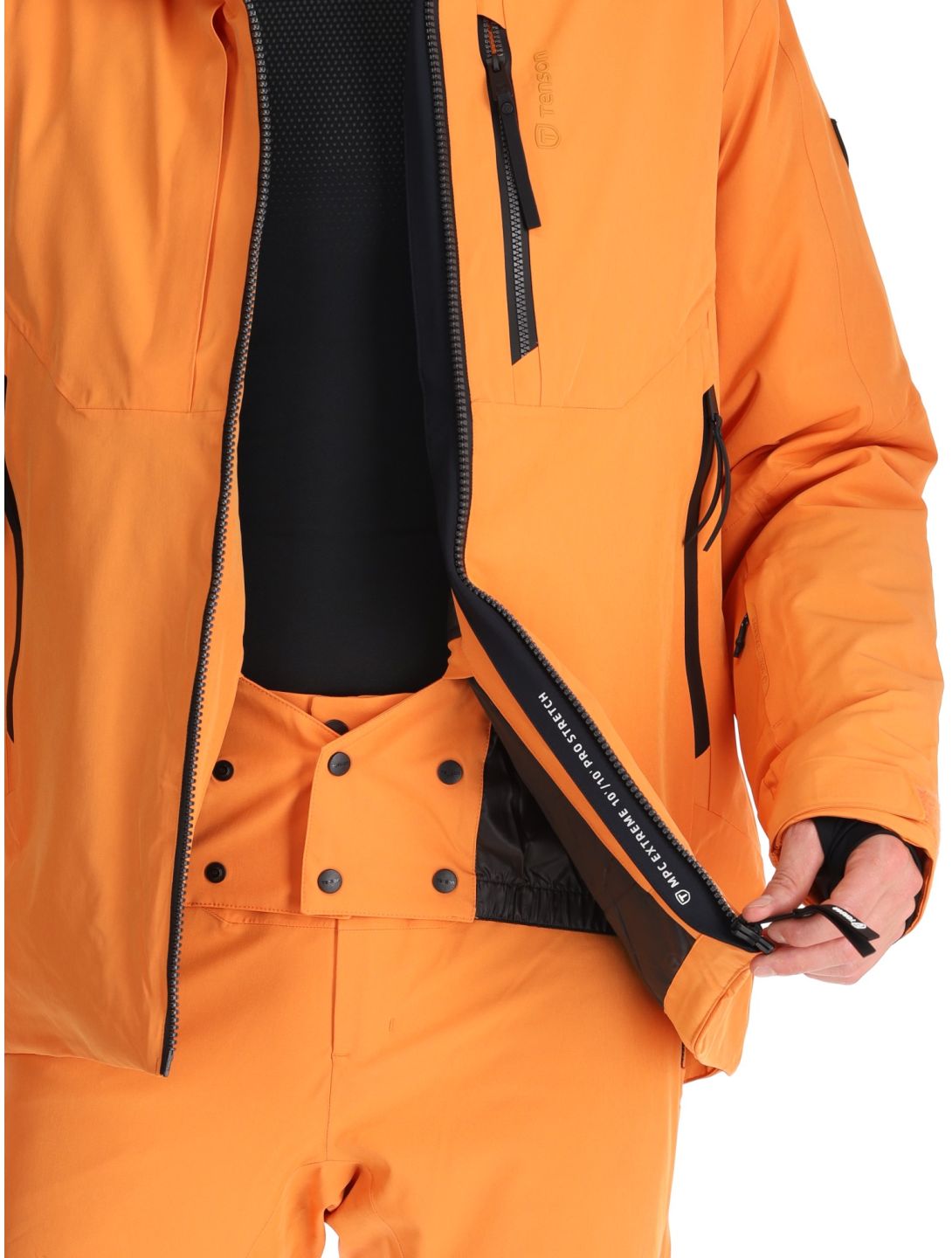 Tenson, Prime Pro chaqueta de esquí hombres Dark Orange naranja 