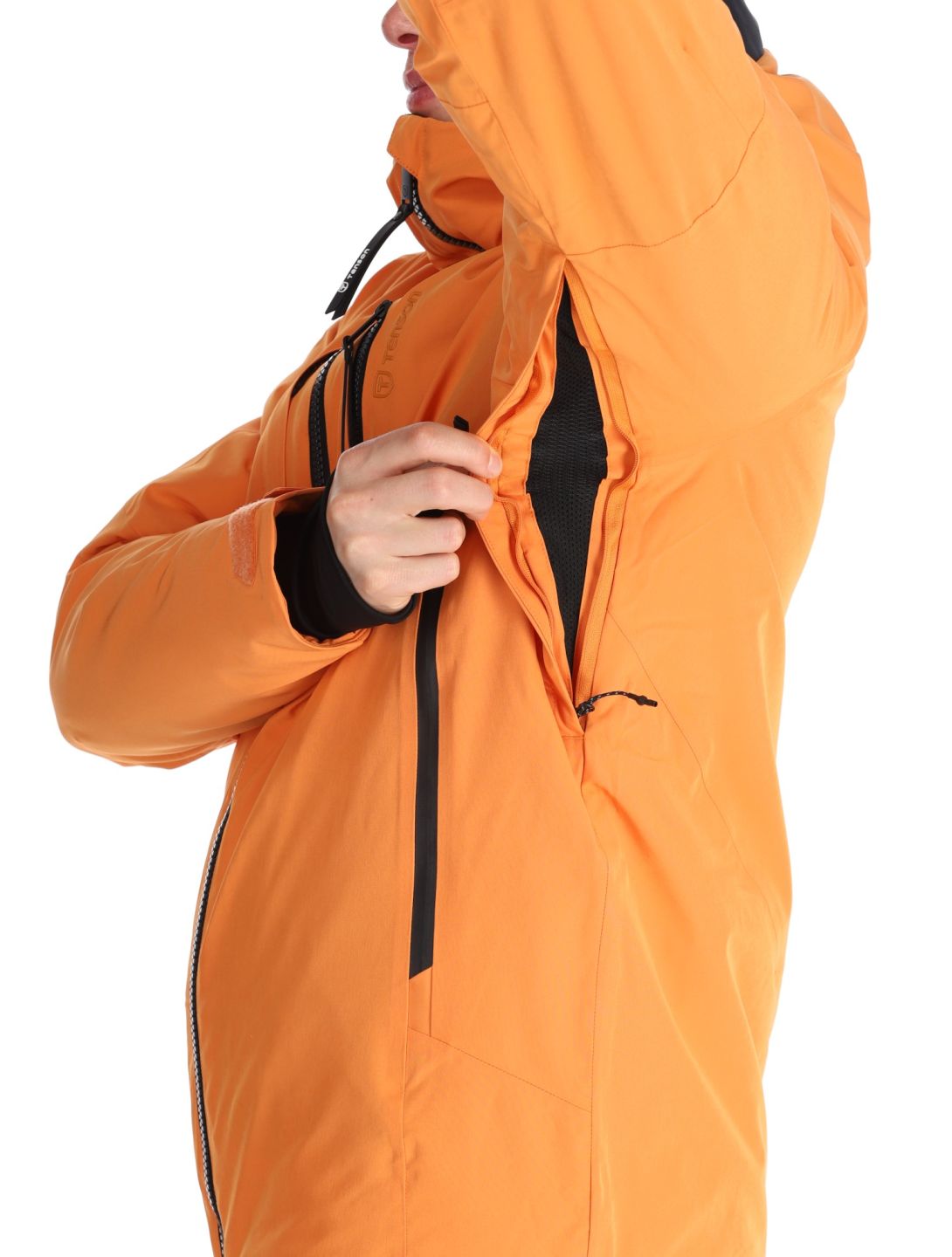 Tenson, Prime Pro chaqueta de esquí hombres Dark Orange naranja 