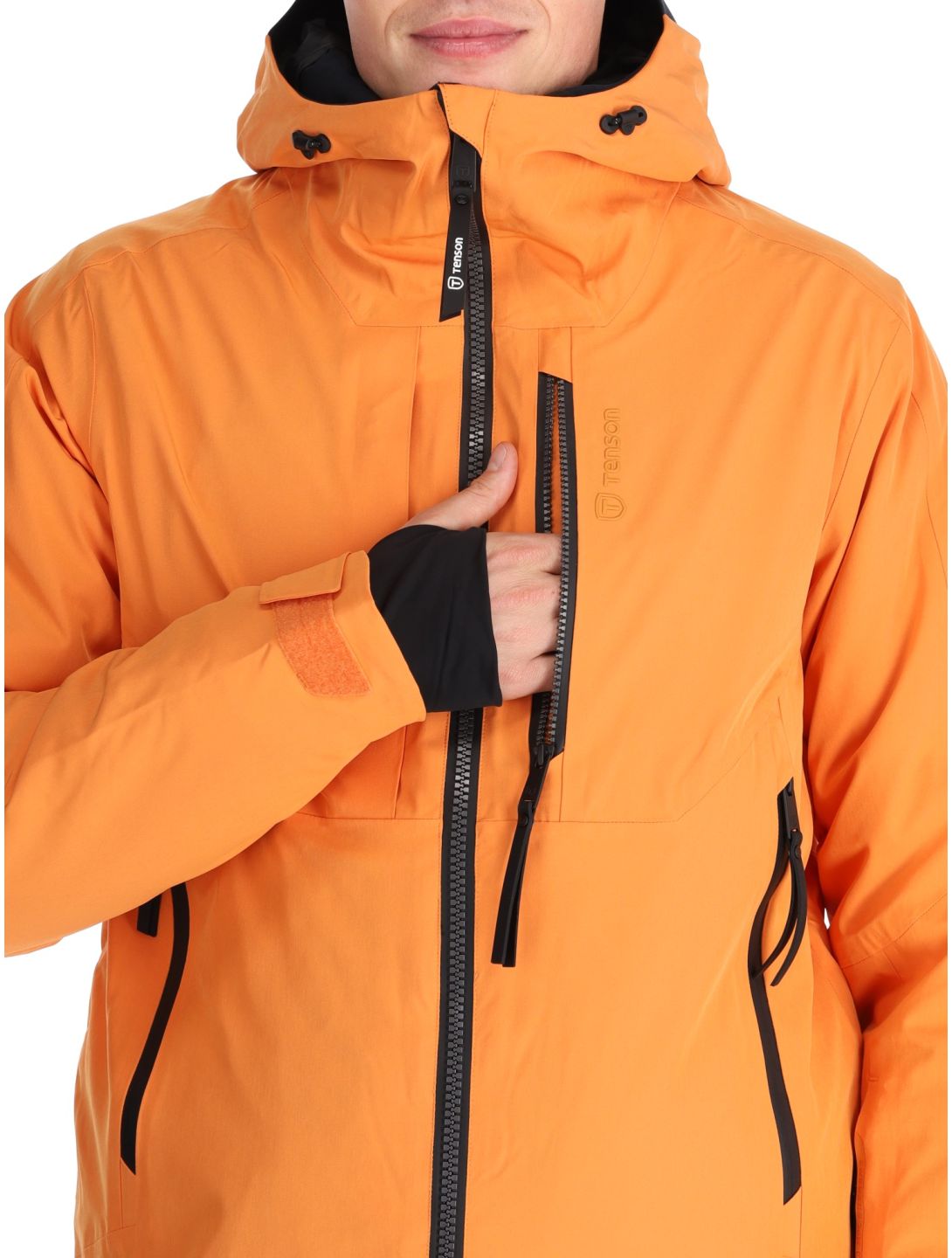 Tenson, Prime Pro chaqueta de esquí hombres Dark Orange naranja 