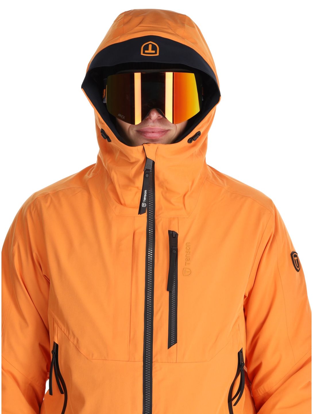 Tenson, Prime Pro chaqueta de esquí hombres Dark Orange naranja 