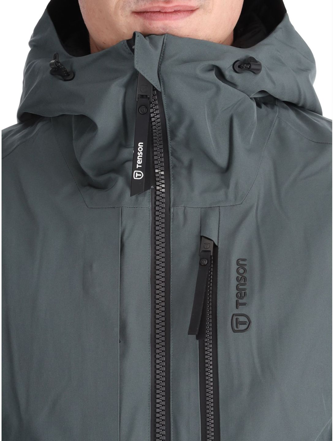 Tenson, Prime Pro chaqueta de esquí hombres Grey Green gris 