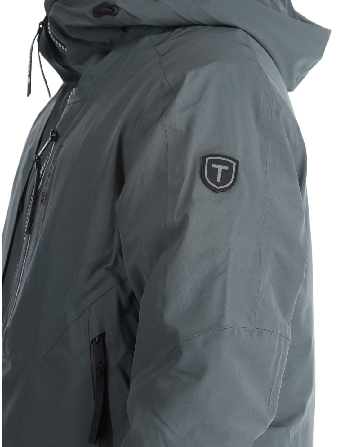 Tenson, Prime Pro chaqueta de esquí hombres Grey Green gris 