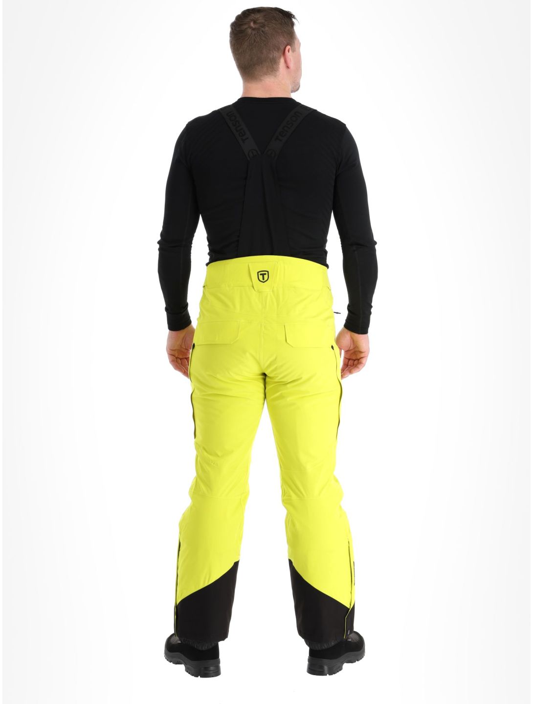 Tenson, Prime Pro pantalones de esquí hombres Cyber Lime amarillo 