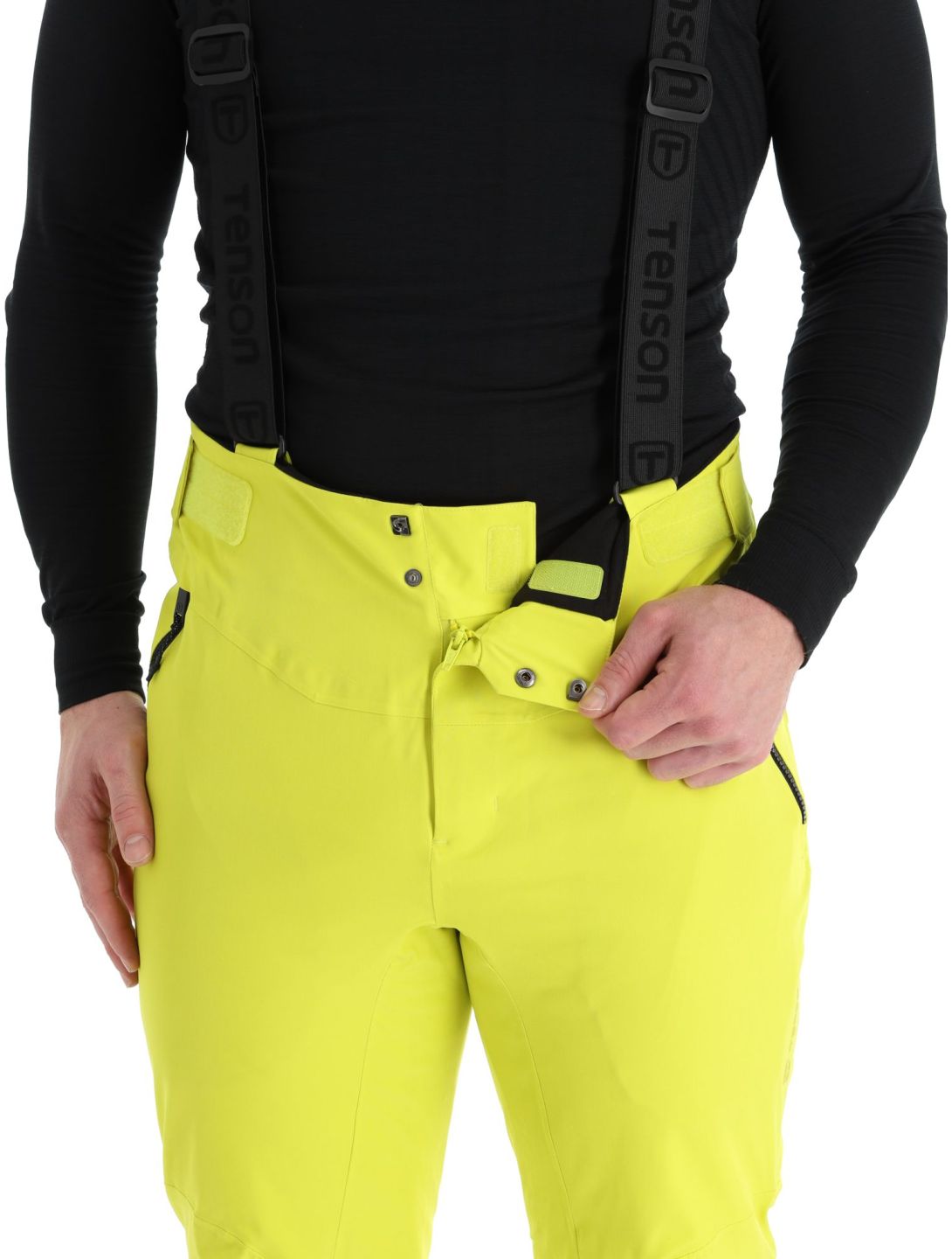 Tenson, Prime Pro pantalones de esquí hombres Cyber Lime amarillo 