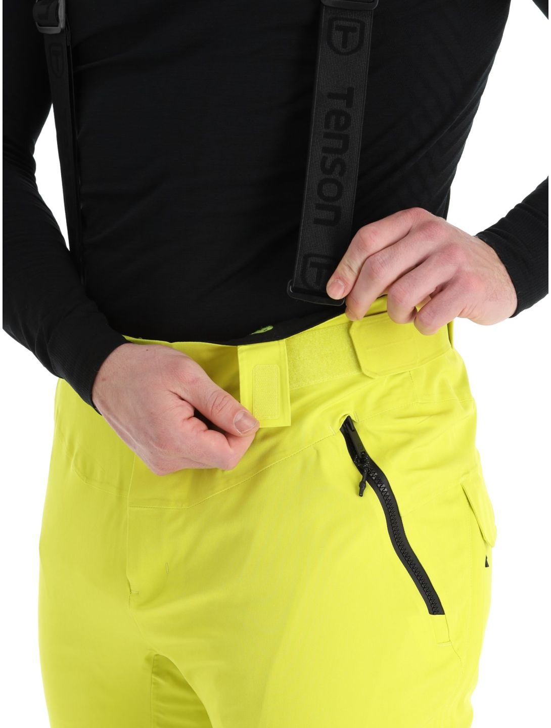 Tenson, Prime Pro pantalones de esquí hombres Cyber Lime amarillo 