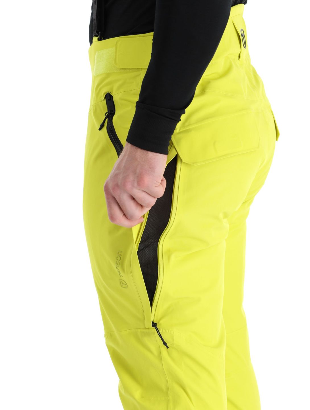 Tenson, Prime Pro pantalones de esquí hombres Cyber Lime amarillo 