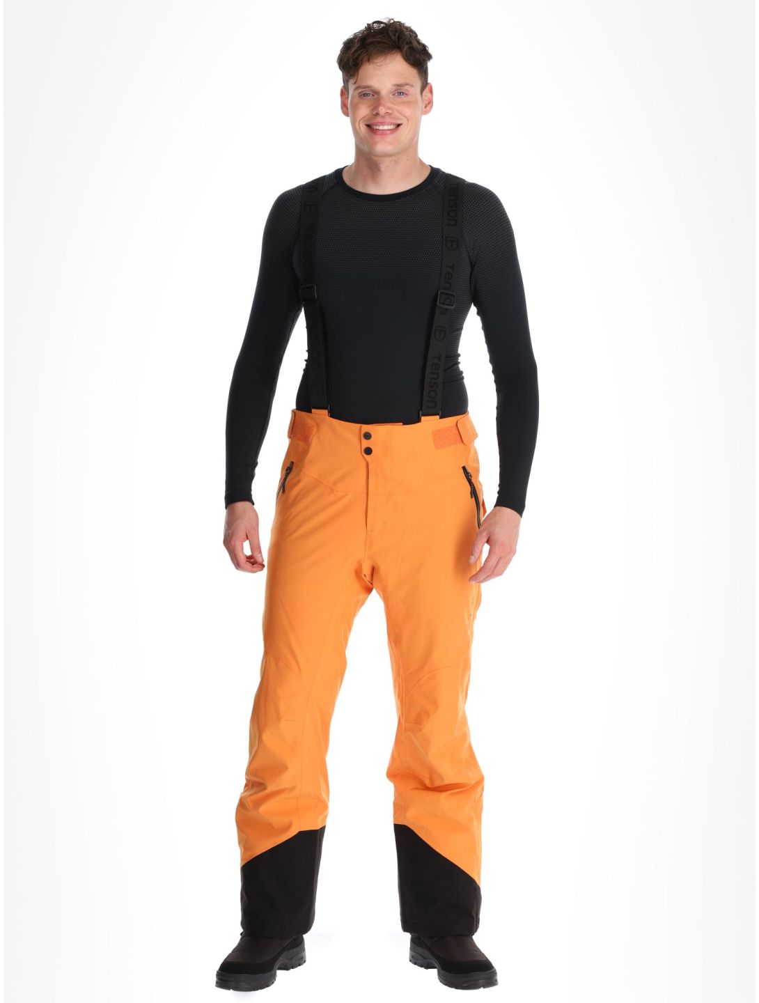 Tenson, Prime Pro pantalones de esquí hombres Dark Orange naranja 