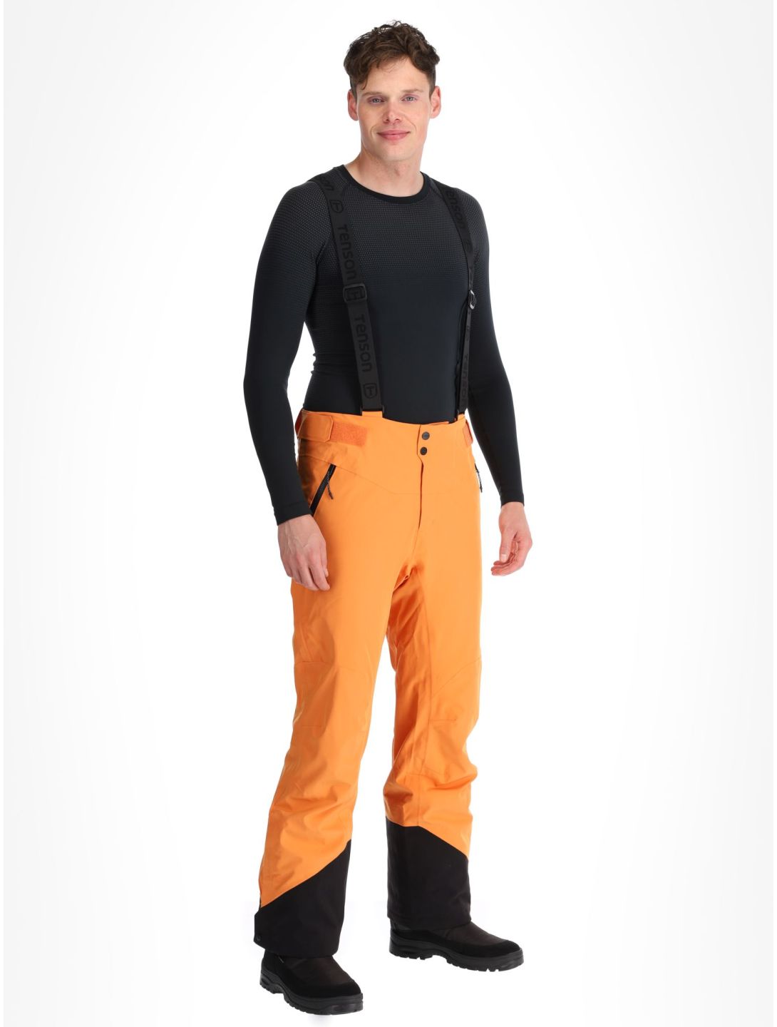 Tenson, Prime Pro pantalones de esquí hombres Dark Orange naranja 