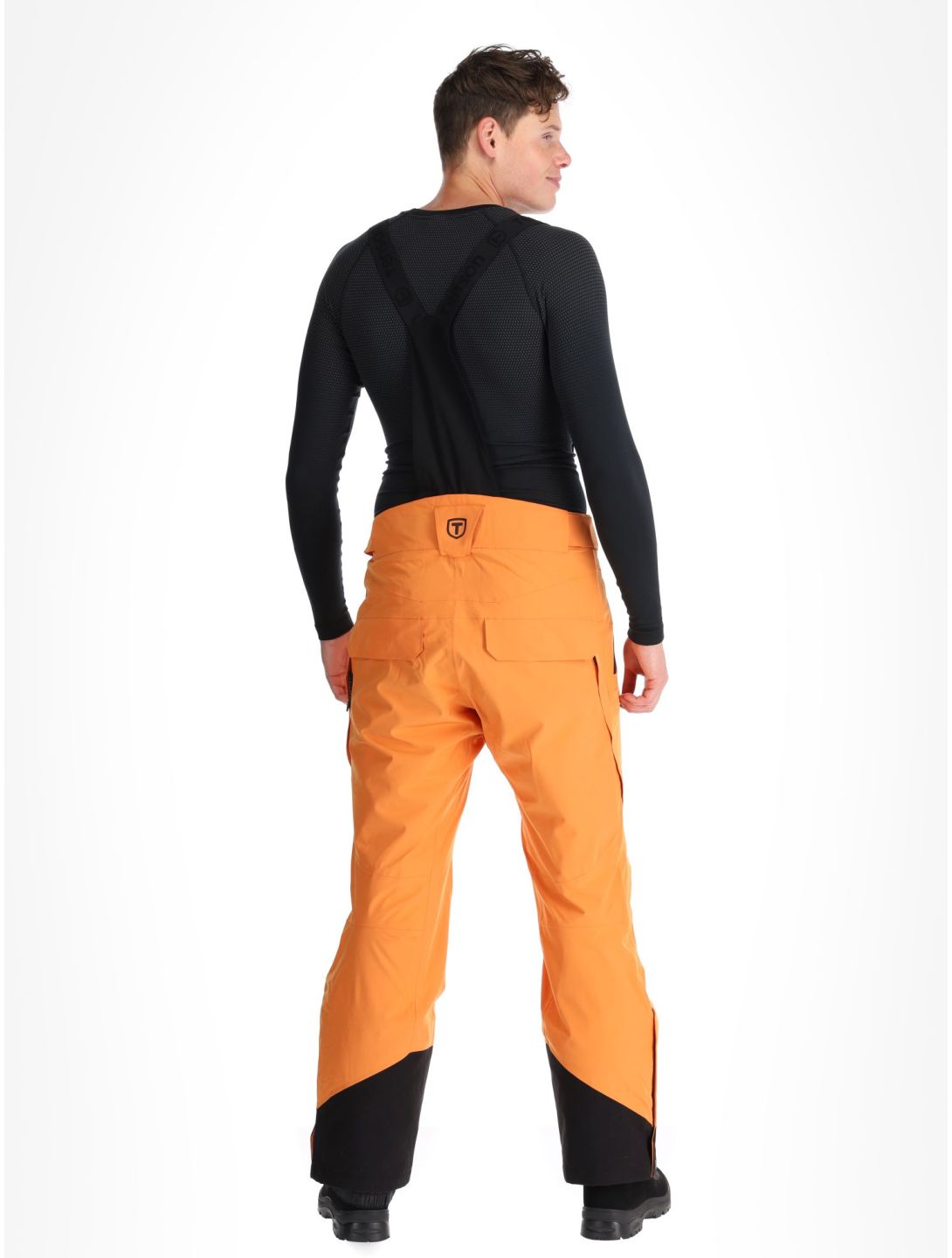 Tenson, Prime Pro pantalones de esquí hombres Dark Orange naranja 