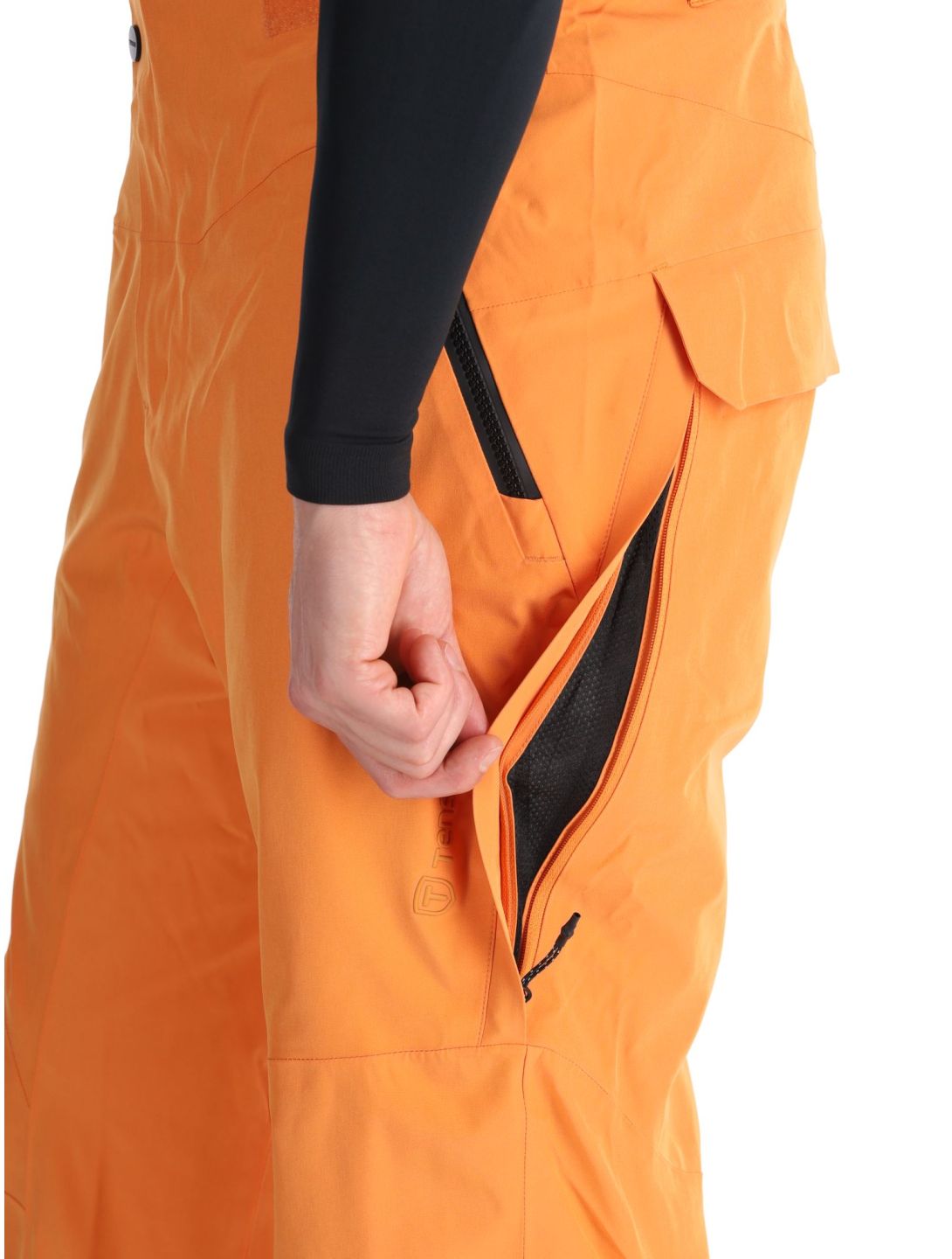 Tenson, Prime Pro pantalones de esquí hombres Dark Orange naranja 