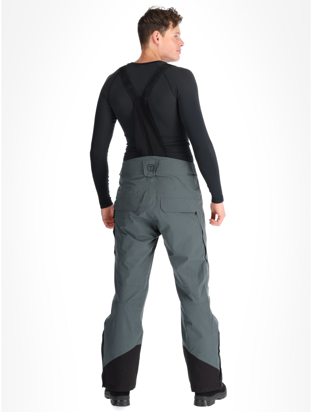 Tenson, Prime Pro pantalones de esquí hombres Grey Green gris 