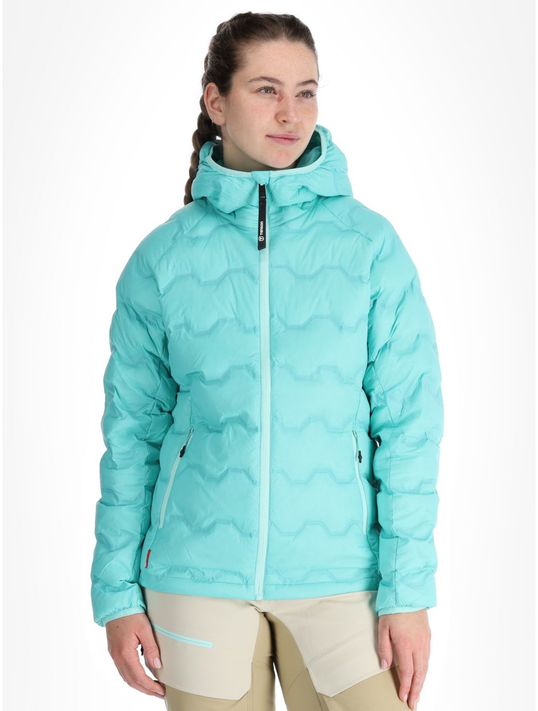 Tenson, Shibui Down chaqueta de plumas mujeres Light Turquoise verde 