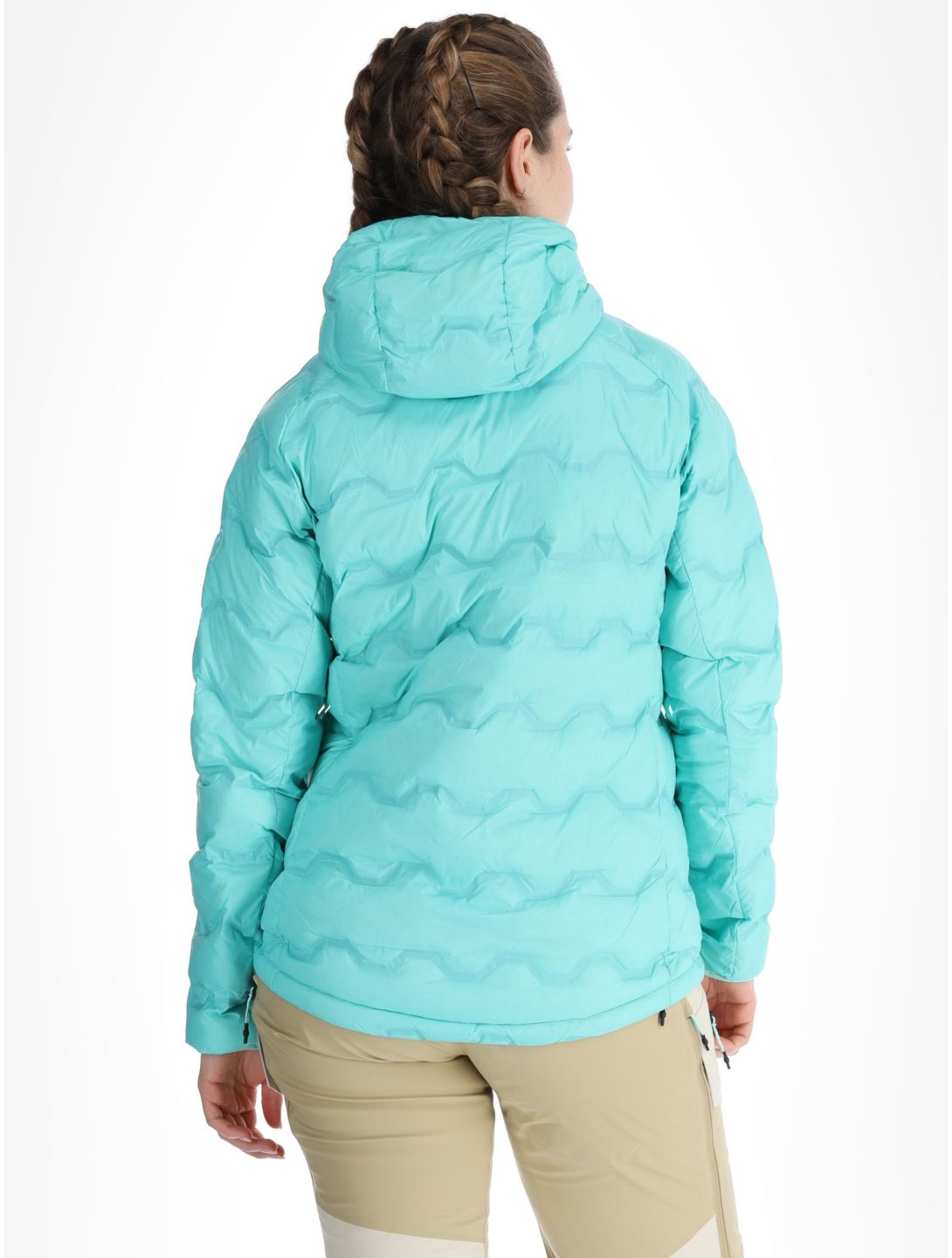 Tenson, Shibui Down chaqueta de plumas mujeres Light Turquoise verde 