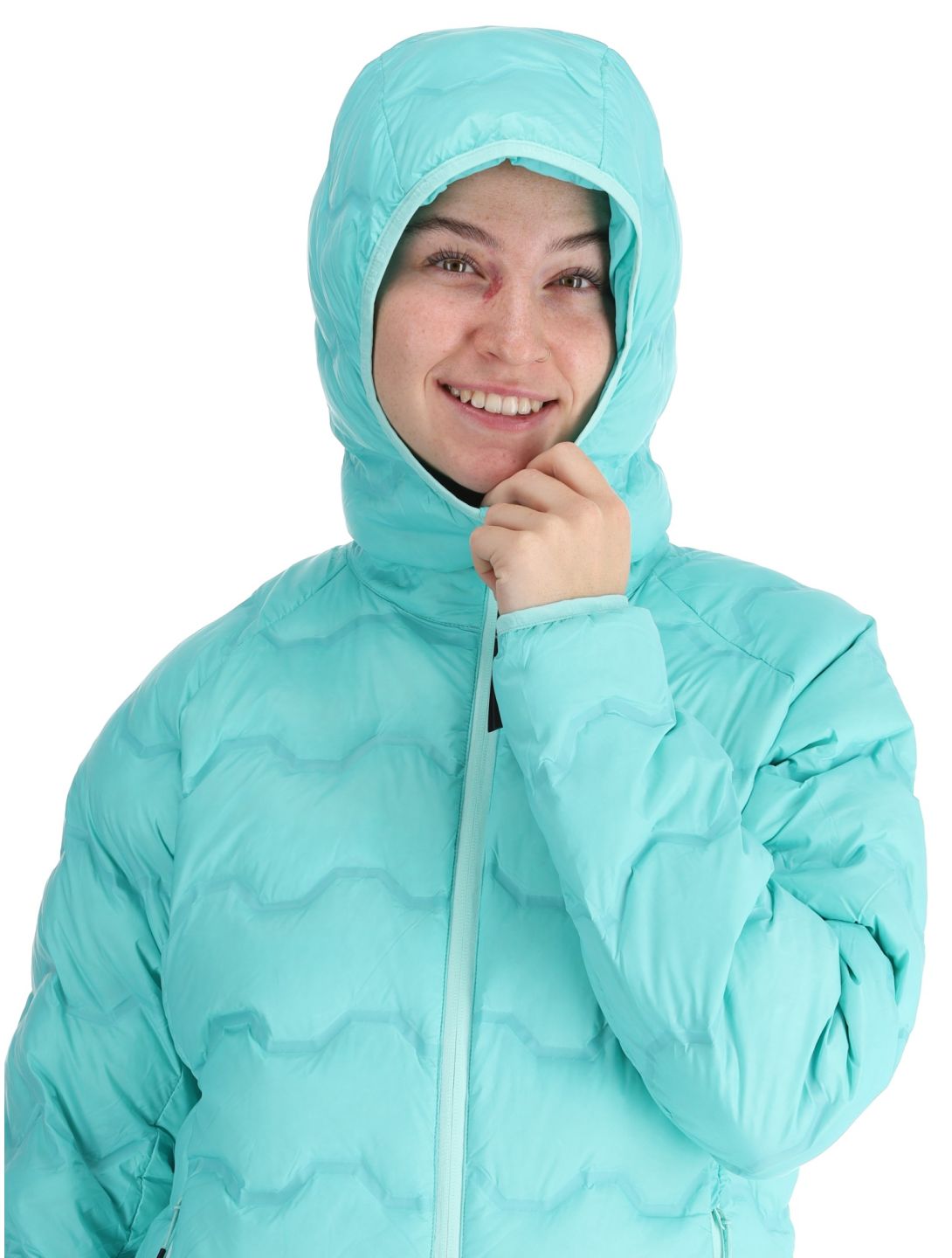 Tenson, Shibui Down chaqueta de plumas mujeres Light Turquoise verde 