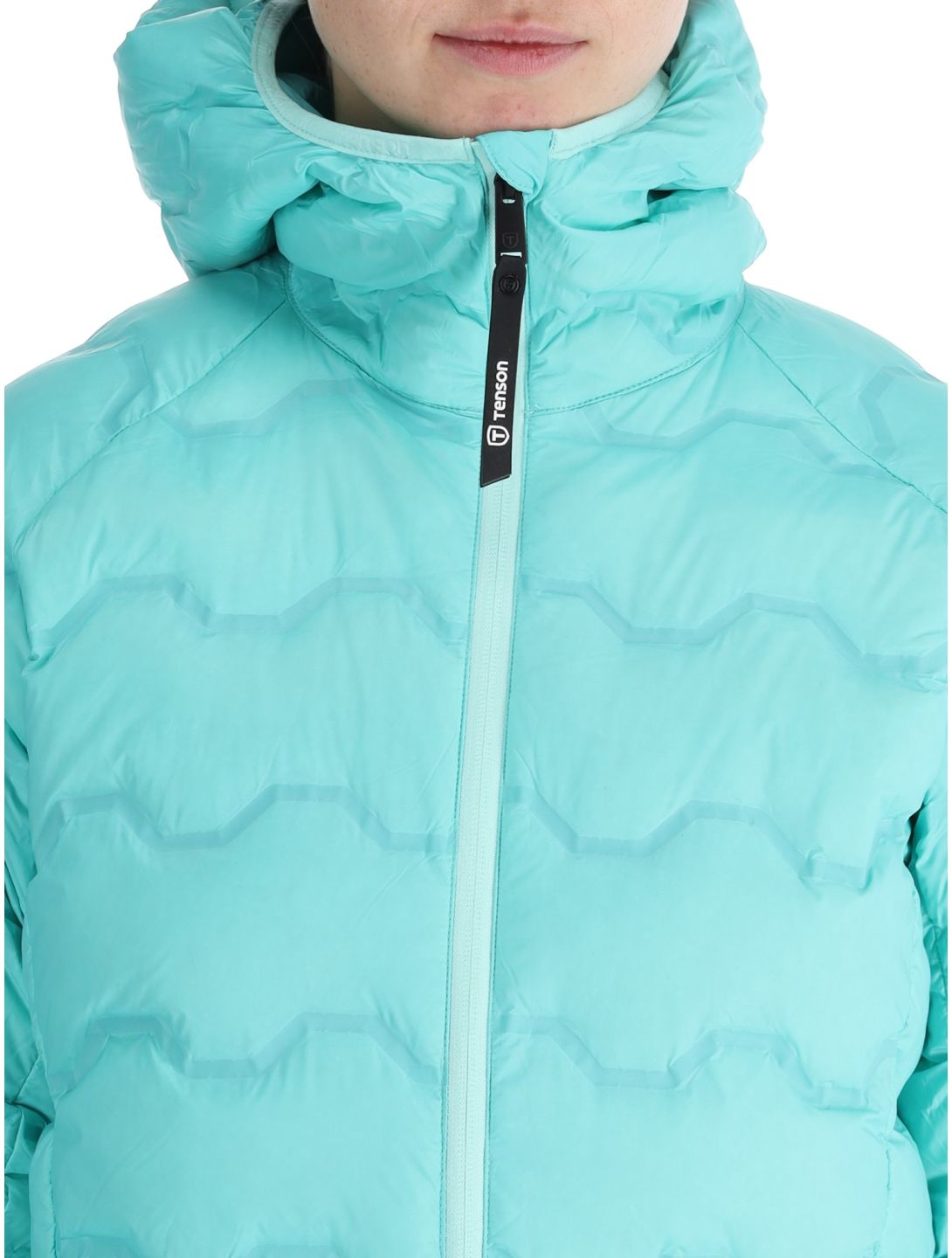 Tenson, Shibui Down chaqueta de plumas mujeres Light Turquoise verde 