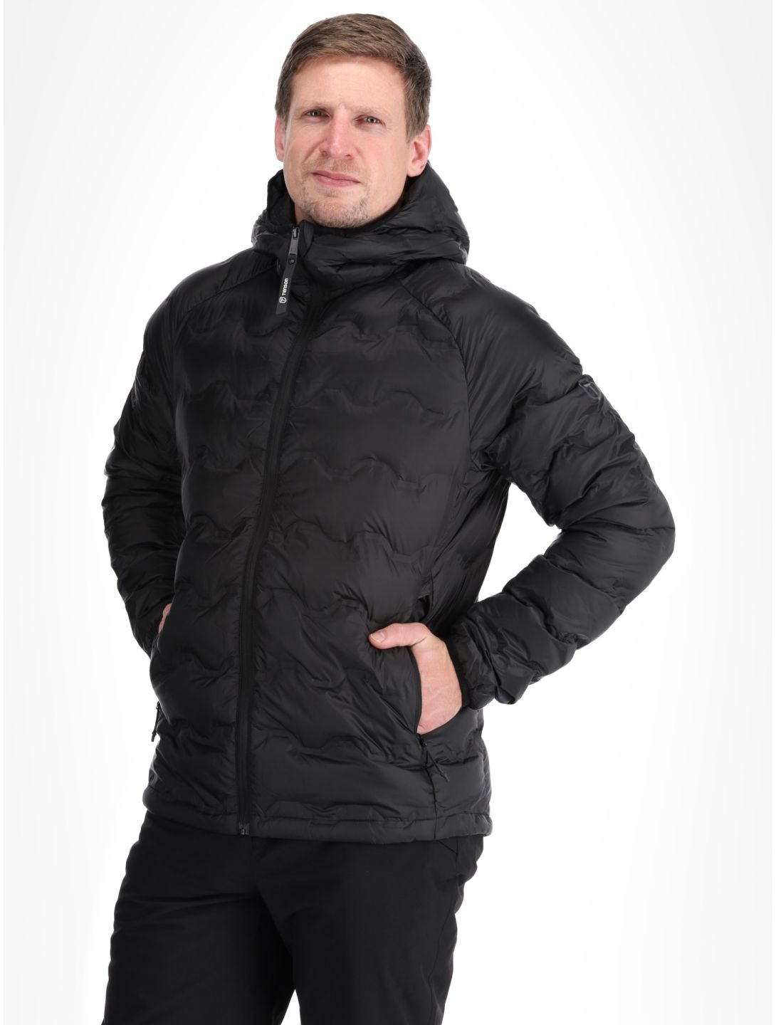 Tenson, Shibui Down chaqueta de plumas hombres Black negro 