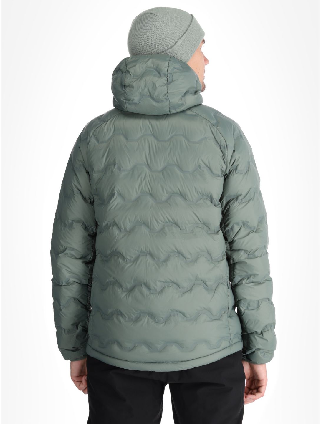 Tenson, Shibui Down chaqueta de plumas hombres Grey Green gris 