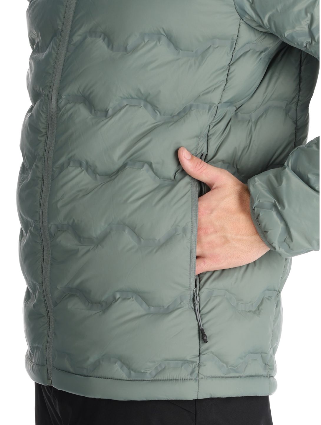 Tenson, Shibui Down chaqueta de plumas hombres Grey Green gris 