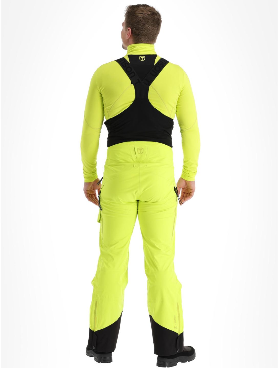 Tenson, Shibui Shell pantalones de esquí hardshell hombres Acid Lemon amarillo 