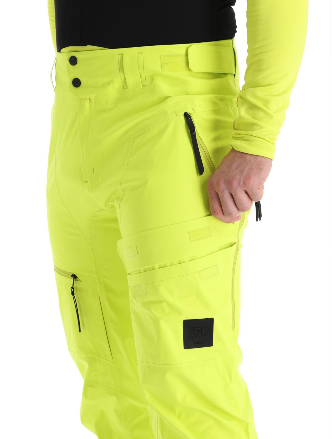 Tenson, Shibui Shell pantalones de esquí hardshell hombres Acid Lemon amarillo 