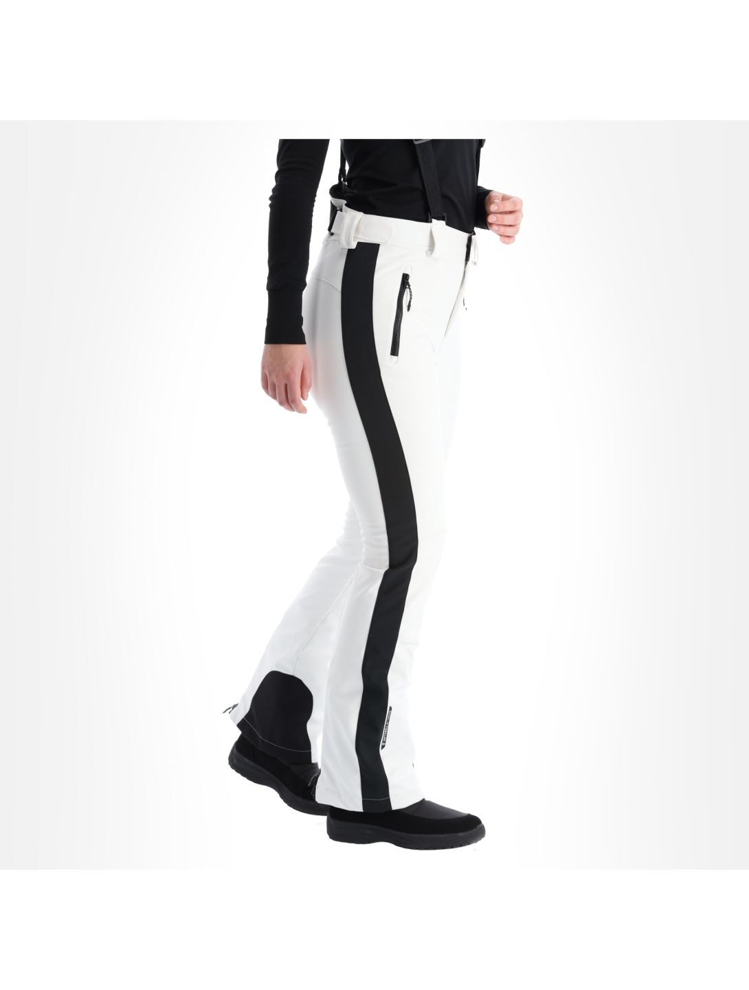 Tenson, Softshell Ski Pants pantalones de esquí softshell mujeres blanco 