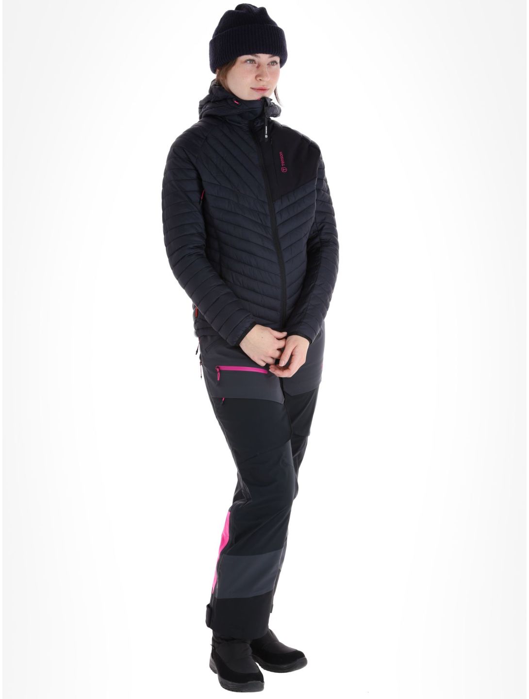 Tenson, Touring Puffer chaqueta de plumas mujeres Antracithe gris 