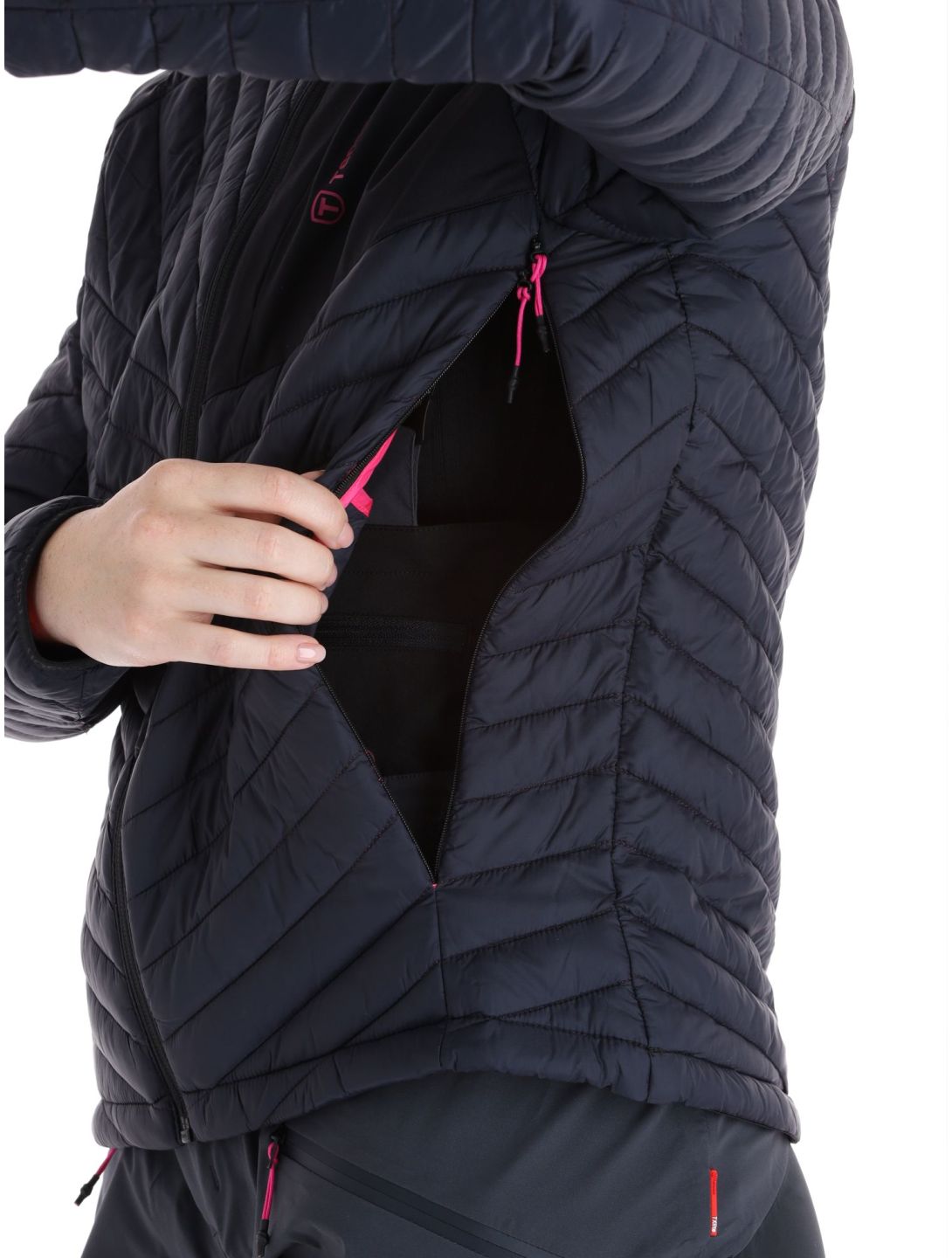 Tenson, Touring Puffer chaqueta de plumas mujeres Antracithe gris 