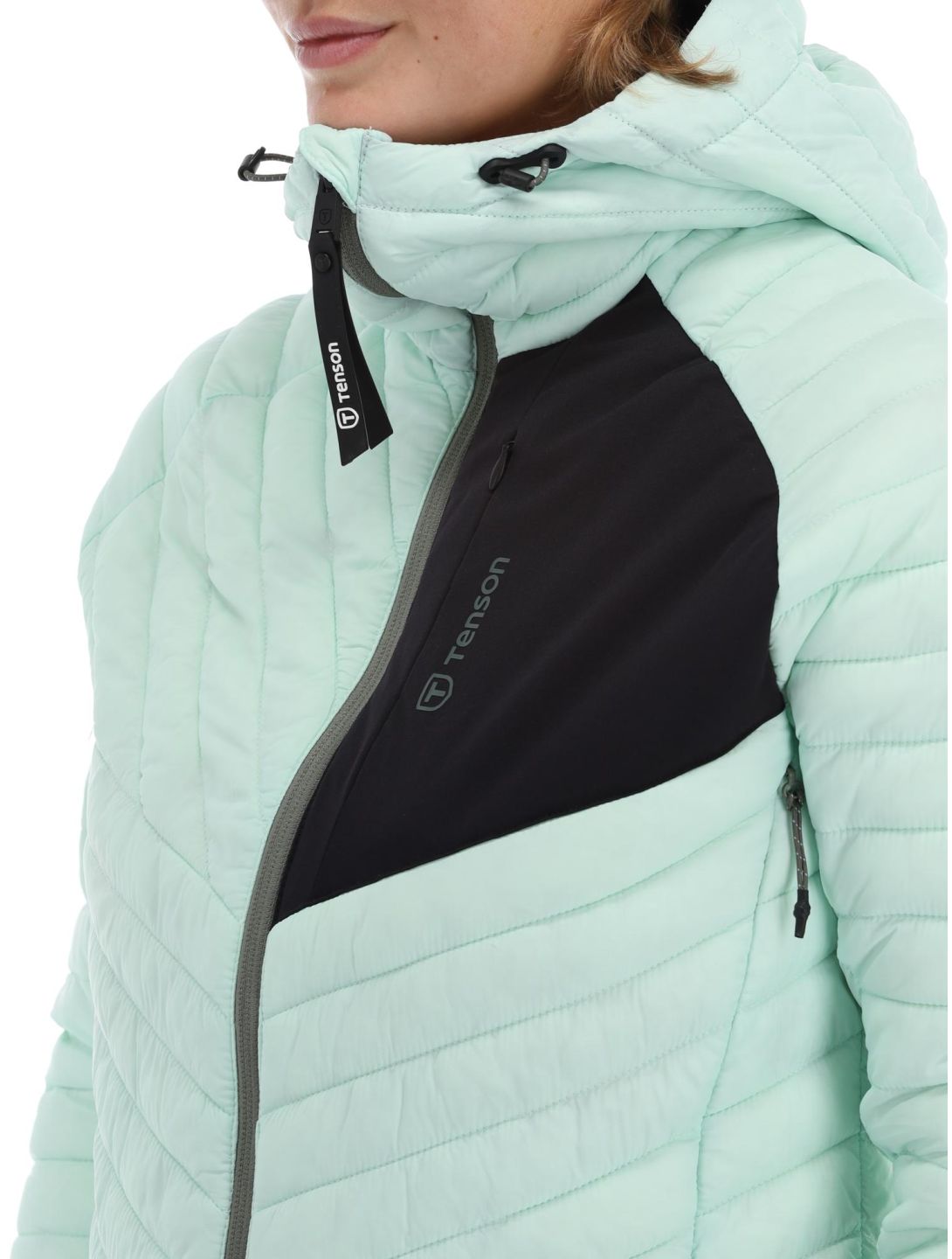 Tenson, Touring Puffer chaqueta de plumas mujeres Light Green verde 