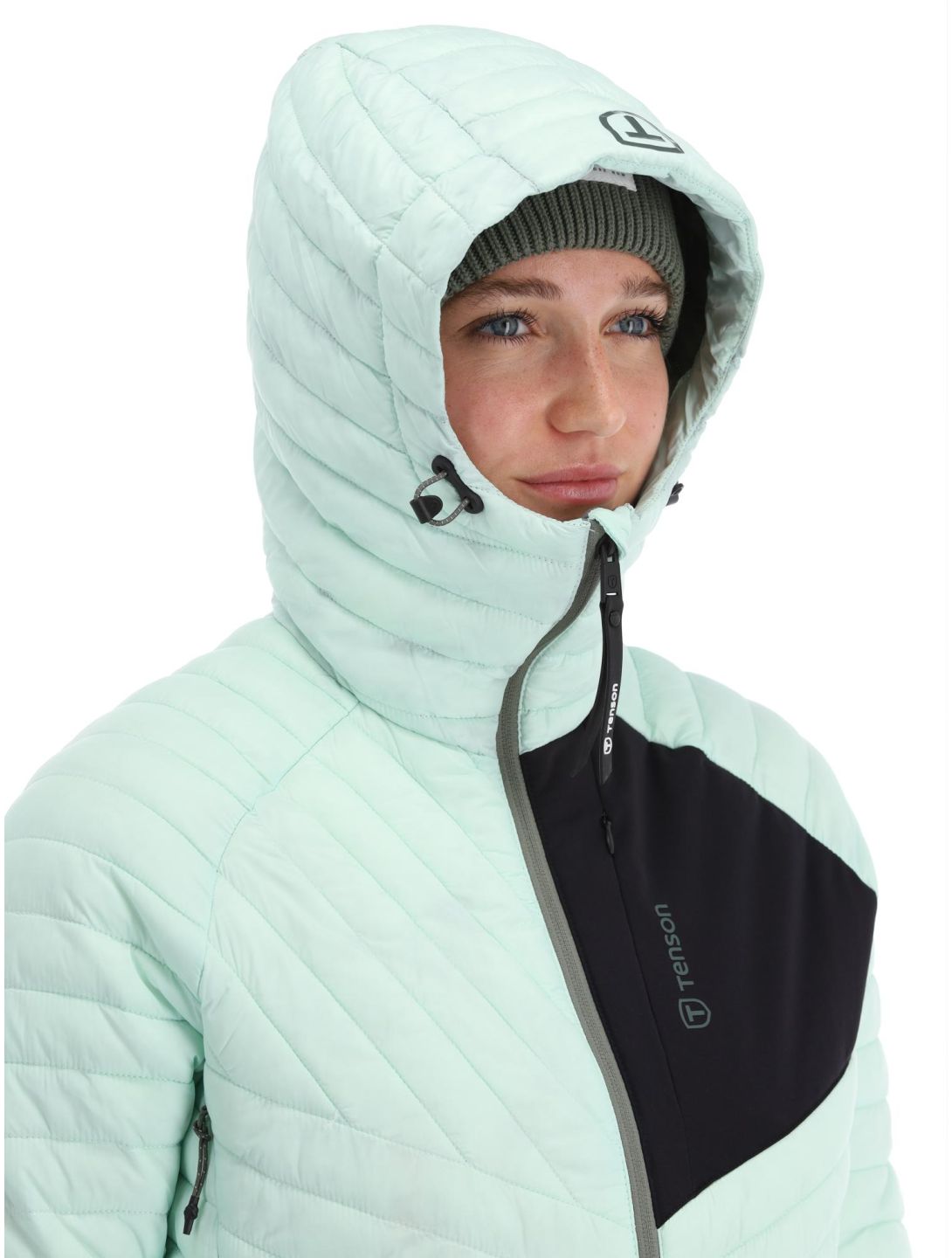 Tenson, Touring Puffer chaqueta de plumas mujeres Light Green verde 