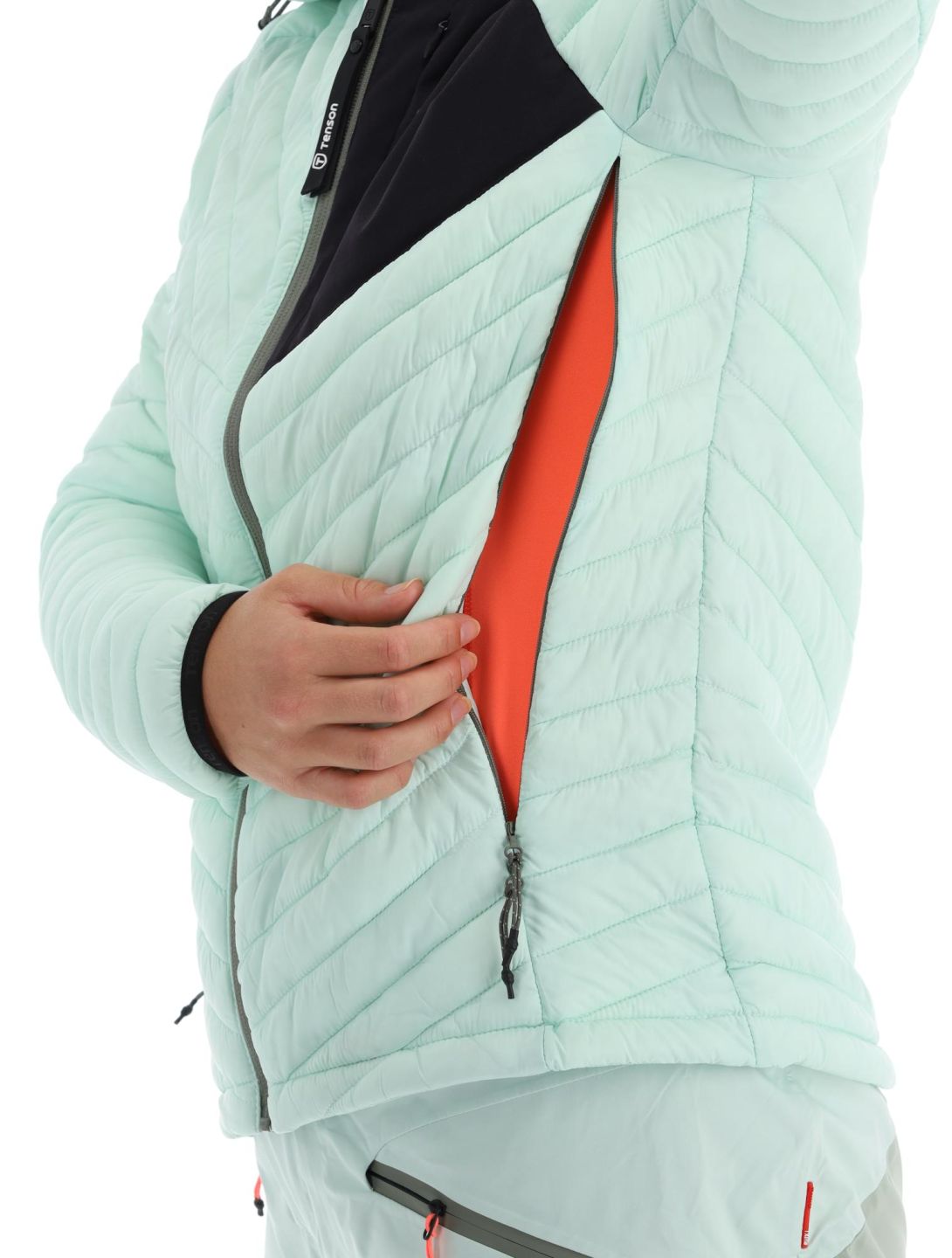 Tenson, Touring Puffer chaqueta de plumas mujeres Light Green verde 