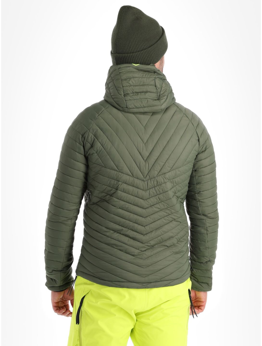 Tenson, Touring Puffer chaqueta de plumas hombres Dark Olive verde 