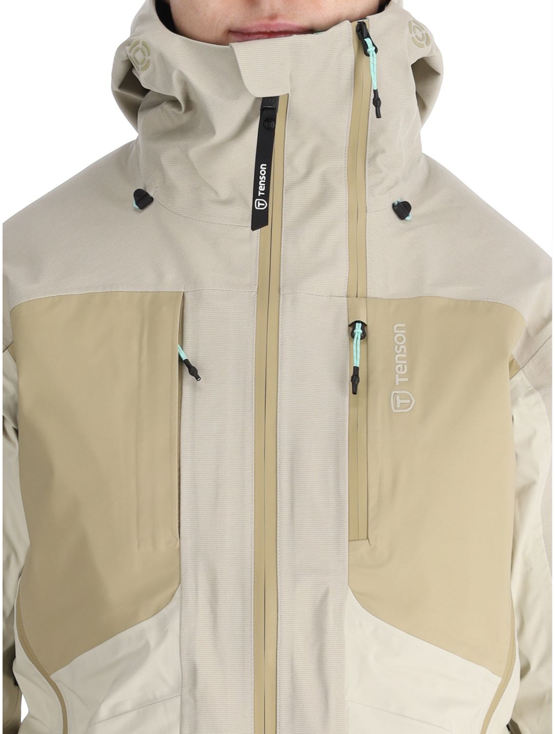 Tenson, Touring Shell chaqueta de esquí mujeres Light Beige beige 