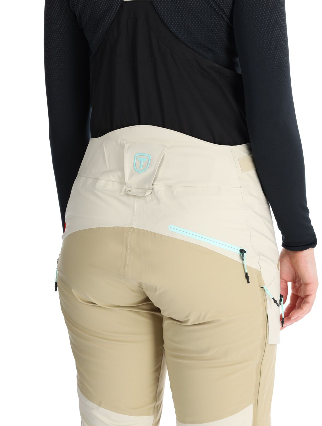 Tenson, Touring Shell pantalones de esquí hardshell mujeres Light Beige beige 